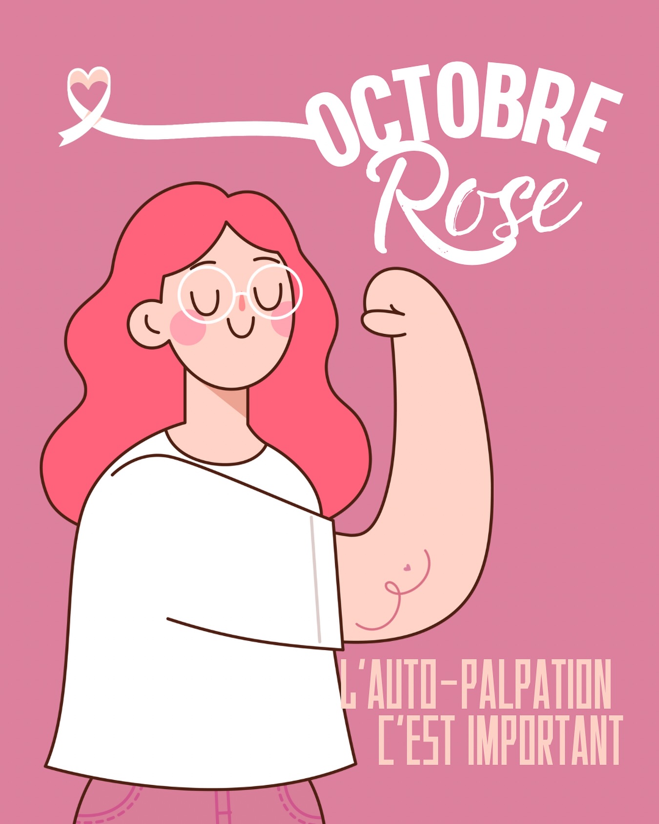 💝 OCTOBRE ROSE💝
Comme beaucoup d’entre vous le savent, ce moment est très important pour moi. Effectivement, en 2022, j’ai été touchée par un cancer du sein. Aujourd’hui, je suis toujours sous traitement, mais à l’époque ce qui m’a sauvé la vie c’est sans aucun doute la palpation. Comme toutes, je me disais ne pas savoir comment faire, mais je peux vous dire que si une masse est présente vous la sentirez même simplement lors de la toilette.
Ce simple geste peut vous sauver la vie ! Alors PALPEZ VOUS et parlez-en autour de vous !
Force à toutes celles qui se battent contre la maladie 💝
#octobrerose
#cancerdusein
#solidarité