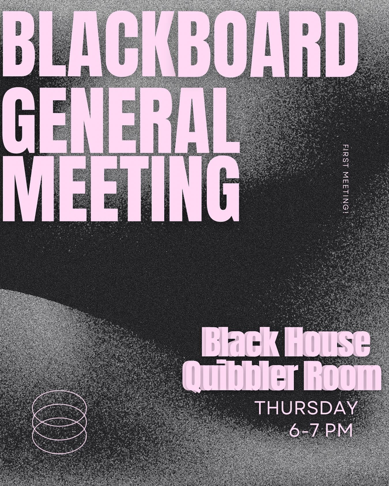 First general body meeting THIS Thursday ⭐️
