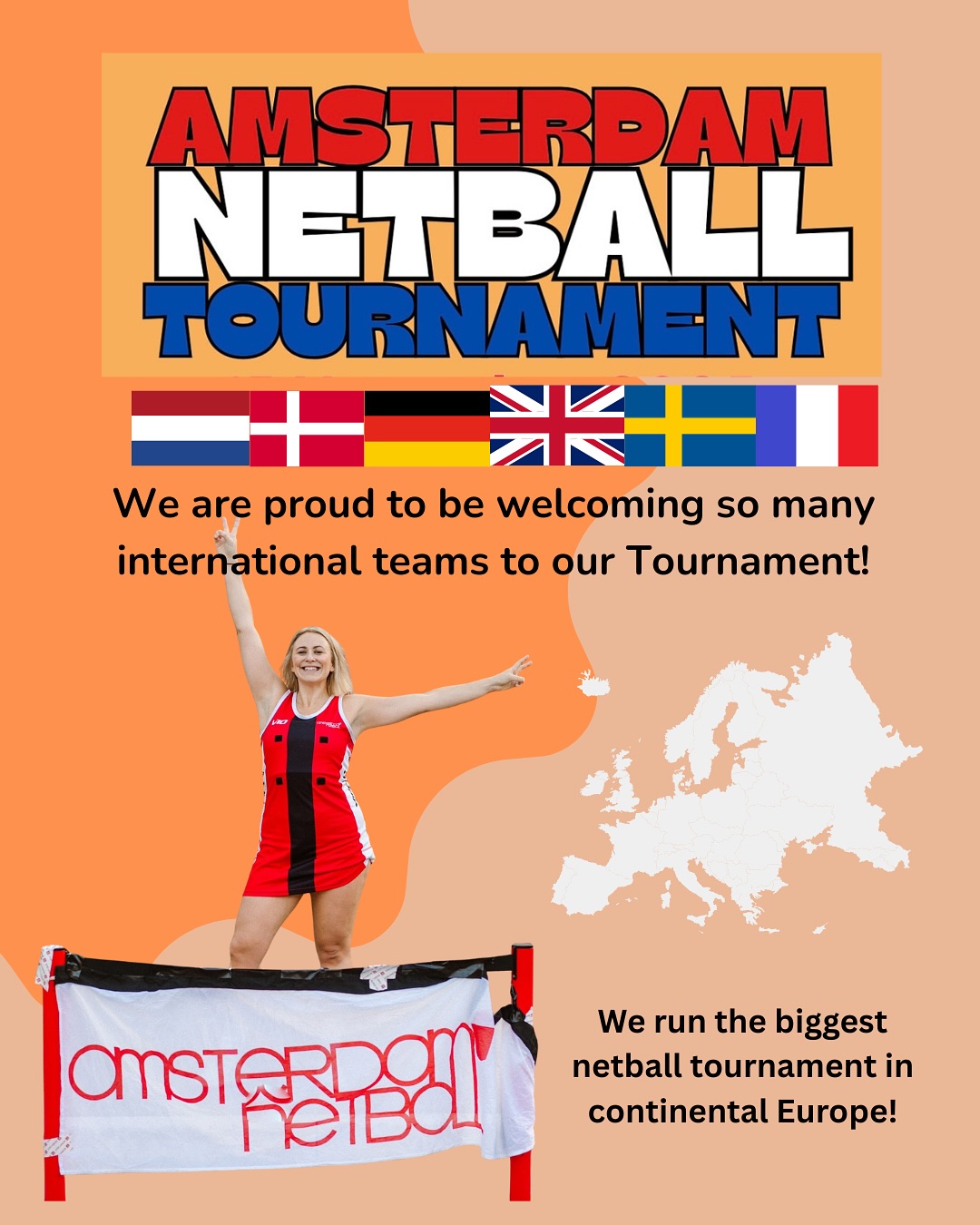 Who’s excited for the Amsterdam Tournament?!?! We are because THIS WEDNESDAY 1 OCTOBER signs ups open for ANC’s three tournament teams. For new members - we recommend you sign up (app or website) ASAP as the spots will fill up VERY quickly 🏃♀️🏐❤️