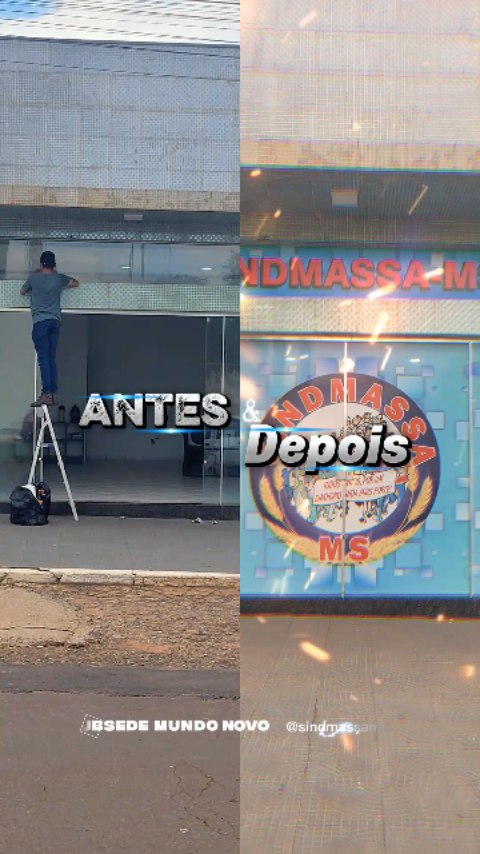 Olha que transformação incrível! 🤩
Quase lá! 🚀
A fachada já está linda e a sala de atendimento está na reta final para ficar prontinha.
Estamos preparando tudo com muito carinho para receber os trabalhadores da Zaeli com todo o conforto! 👏🏻
A subsede do SINDMASSA MS em Mundo Novo, MS, está de cara nova, por fora e (em breve!) por dentro.
Falta pouquinho para entregarmos uma sala totalmente equipada e confortável para os trabalhadores da Zaeli. Vocês merecem! 🙌
#SINDMASSAms #QuasePronto #NovoEspaço #Zaeli #Sindicato #Reels
#SINDMASSAms #AntesEDepois #Transformação #Zaeli #Trabalhador #Conquista