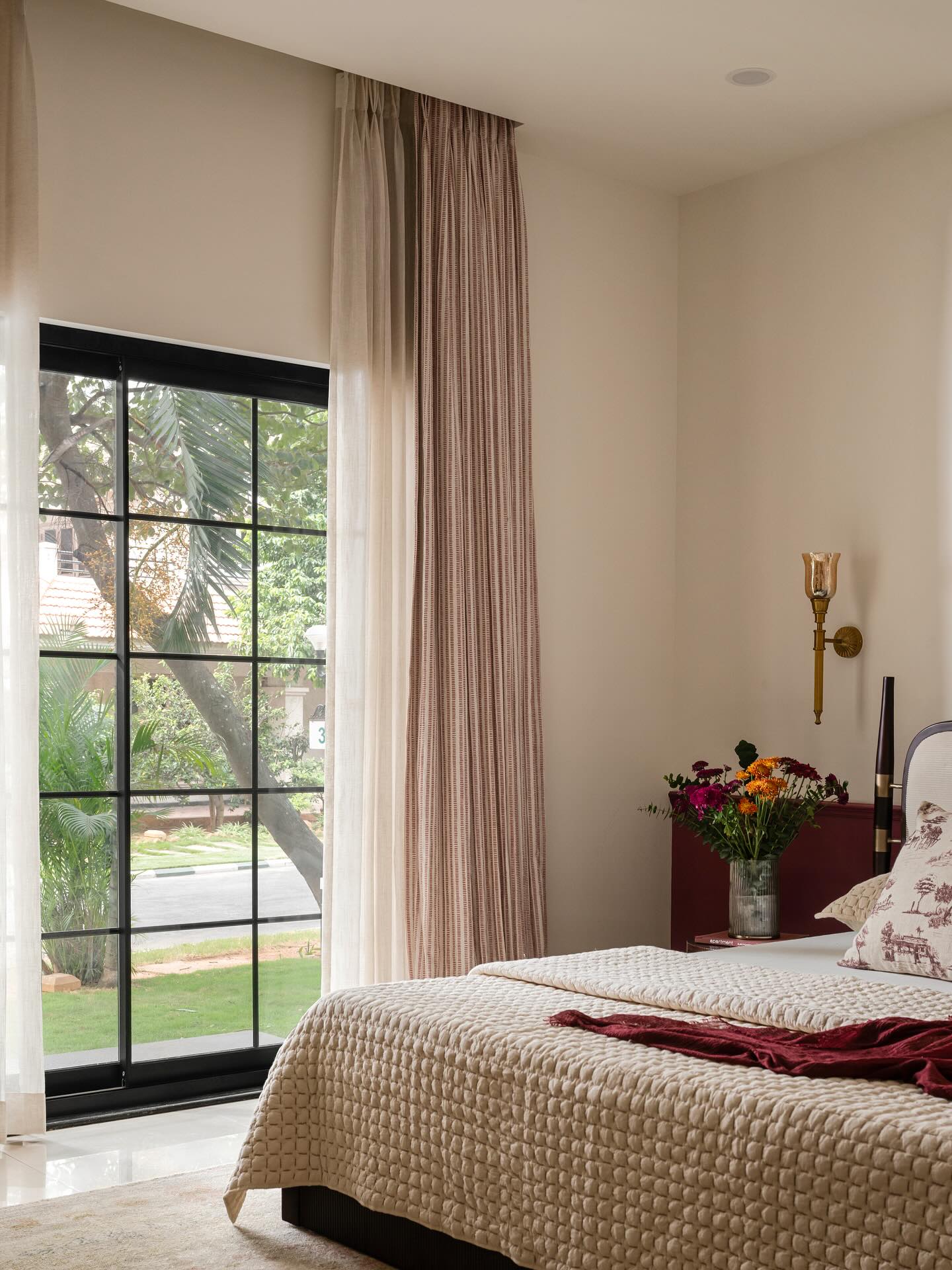 Villa Amara — Where Indian Soul Meets Colonial Grace
Amara, meaning eternal, is the perfect name for this home — a sanctuary where heritage and modernity flow seamlessly together. Designed and executed by Furbishy as a full-scale project from civil works to interiors and styling, Villa Amara embodies timeless elegance with a distinct cultural heartbeat.
Every arch, verandah, and colonnade nods to colonial grandeur, while intricate details, textures, and materials celebrate the richness of Indian design. From structural reimagining to the final curation of art and objects, the home was conceived as a complete transformation — not just built, but sculpted into being.
.
.
Photography : @nayansoni21
Shoot styling : @theshalomhome
Rugs - @jaipurrugs
Furniture Custom Design : @struo_living
.
.
.
.
#furbishyhomes #bespokeinteriors #luxuryinteriors #bangaloreinteriors #villainterior #luxuryapartments #renovation #homerenovation #homestyling #bespokeinteriordesign #hyderabadinteriors #indiamodern #colonialhomes #furbishyinteriors #ModernIndianInteriors #ModernIndianHomes #LuxuryMinimalInteriors #SouthIndiaInteriors #IndianMinimalism #LuxuryInteriorsIndia #ContemporaryIndianDesign #MinimalistIndianHome #BangaloreHomes #HyderabadHomes #InteriorDesignBangalore #InteriorDesignHyderabad #BangaloreLuxuryHomes #HyderabadLuxuryHomes #LuxuryHomeInteriors #LuxuryResidentialInteriors