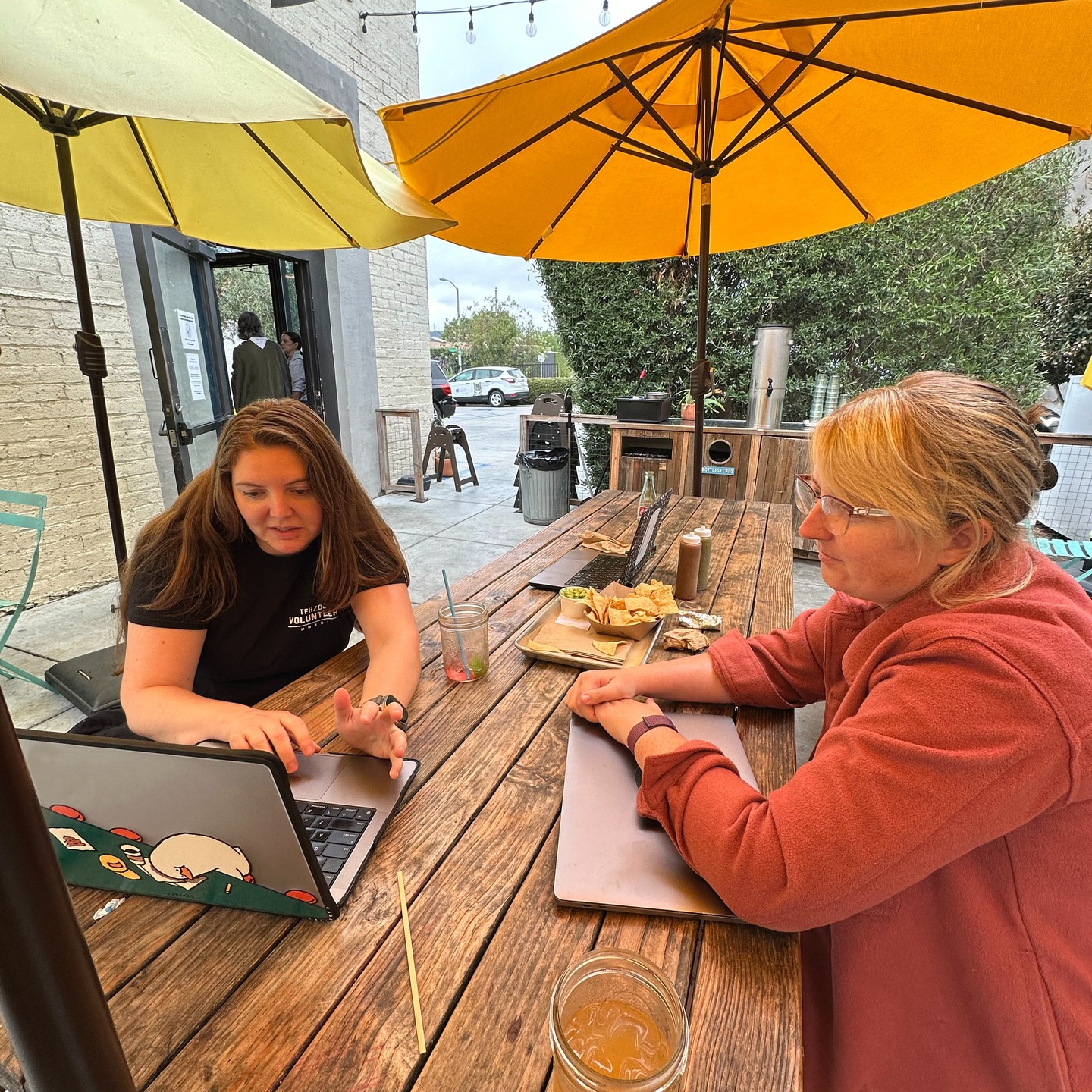 Taking time from planning for tacos or time from tacos for planning? Either way, we're working on some good stuff for Winter Bloom ...