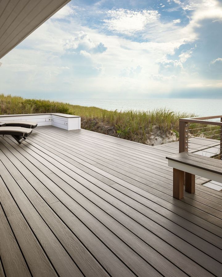A beautiful view deserves decking that enhances it, not distracts from it. MoistureShield's Meridian in Mariner offers the perfect backdrop for beachside living, with CoolDeck Technology reducing heat absorption by up to 35% (when compared to other composite decking of a similar color). Create your perfect barefoot summer paradise overlooking the water. Contact us to learn more.
http://www.hobartlumber.com/
219-945-3031