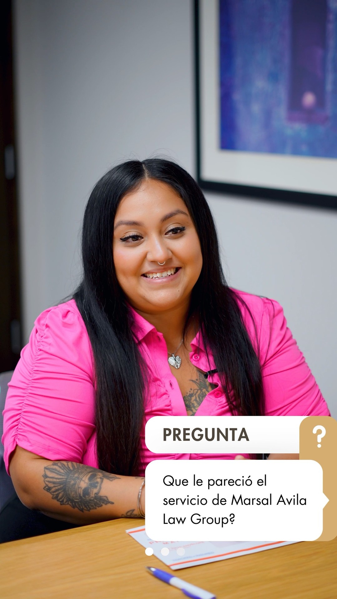 Para nosotros la opinión de nuestros clientes es muy importante, por eso nos gusta preguntarles sobre su experiencia con nuestro equipo y compartirla con ustedes. La transparencia en nuestro trabajo es vital, pues sabemos que la confianza que ustedes nos brindan al contratar nuestros servicios, esta basada en esa transparencia que se forja con las opiniones de las personas a las que hemos podido ayudar a ajustar su estatus legal.
Nuestra primera consulta es gratis y siempre sera con uno de nuestros abogados, llamenos al: 708-665-4500
#AbogadosDeInmigracion