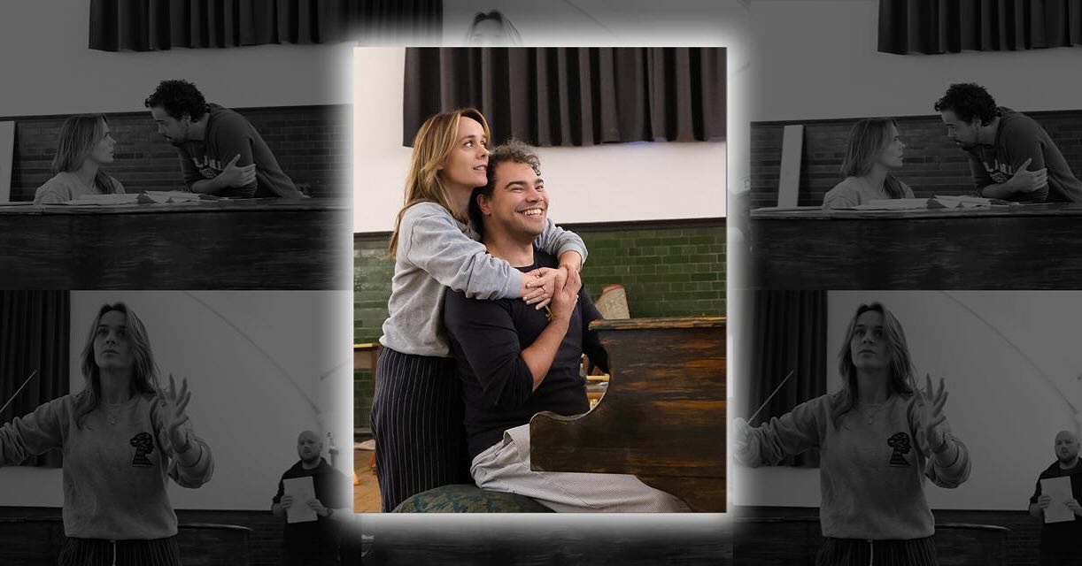 REHEARSAL IMAGES RELEASED FOR CALUM FINLAY’S RIOTOUS COMEDY FANNY
DIRECTED BY KATIE-ANN MCDONOUGH
STARRING MISCHIEF’S CHARLIE RUSSELL
KING’S HEAD THEATRE
FRIDAY 10 OCTOBER – SATURDAY 15 NOVEMBER
NATIONAL PRESS NIGHT: THURSDAY 16 OCTOBER
Following its acclaimed world premiere at The Watermill Theatre in 2024, this “life enhancing comedy” (**** Whatsonstage.com) brings Fanny Mendelssohn’s long-overlooked story to the London stage with a new company, once again led by Mischief’s Charlie Russell as ‘Fanny’ – fresh from her most recent West End season in A Comedy About Spies.