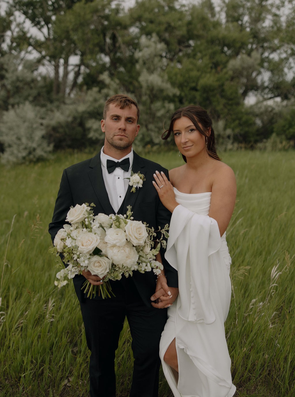 ✨Some couples just are timeless — and these two embodied elegance in every frame.✨
Megan stunned in not one, but two gowns (because why not feel like your most beautiful self twice?😍) and Cole looked effortlessly classic in a sharp tuxedo.
From the quiet moments before the ceremony to the joy-filled walk back up the aisle, their day was rooted in love, intention, and a refined simplicity that will never go out of style.
Classic isn’t boring — it’s forever. 🖤
Wedding Planning: @katietaylorevents21
Bride: @mimifox98
Groom: @jones_cole
Photography: @madisonheafner
Floral: @macsfloral
Linens: @bbjlatavola
Head Table Place Settings: @hutcheventsmt
Venue: @camelot_ranch_events
DJ: @djbenefit
Hair: @thebraidmaven
Makeup: @medusa.esthetics
Bride’s Gowns: @stepnoutbridal
Groom & Groomsmen Tuxedos: @stepnoutbridal
Cake and Cookies: @sweetsbysam_
Catering: @montanajacksbillings
Bar: J Bar K Catering | Billings
Painter: @kpotterfineart
Hotel Room Blocks: @northernhotel, @doubletreebyhiltonbillings, Hampton Inn
#katietaylorevents #weddingplanner #weddingplanning #weddinginspo #weddinginspiration #weddingideas #justengaged #engagedcouple #weddingvibes #weddingdetails #weddingstyle #luxuryweddingplanner #modernwedding #timelesswedding #elegantwedding #intentionalwedding #modernweddingplanning #fineartwedding #blackandwhite #blackandwhitewedding #romanticwedding#weddingdesign #weddingstyling #destinationwedding#internationalwedding