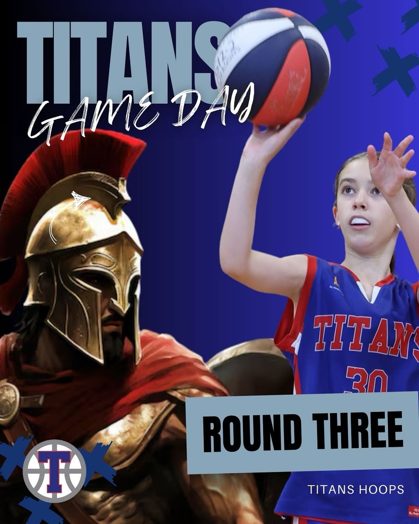 Round three: All gas. No brakes. Titans basketball. 💙❤️