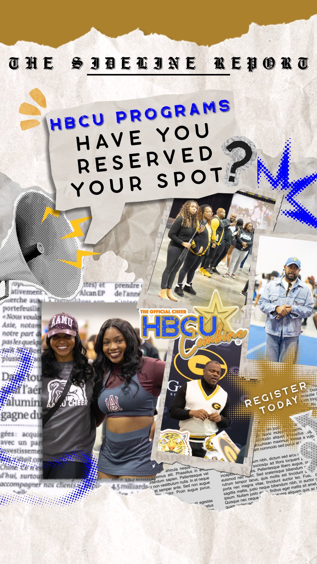 HBCU coaches are talking and the impact of the Official Cheer HBCU Combine is real! From finding amazing athletes to building stronger connections, this event has made & still is making a real difference. 🙌🏾
HBCU College programs, your spot is waiting! Don’t miss the chance to connect with the next generation of HBCU talent!
👉🏾Register your program now🔗 link is in the bio
#HBCUCheer #CheerCombine #NextGenTalent #CollegeCheer #HBCURecruitment #CheerAthletes #CheerShowcase #HBCUPride #CheerLife #Blackgirlscheer #CheerLeaders #CheerCommunity #CheerNation #AthleteSpotlight #CheerGoals #CheerFam #CheerEvent #RecruitingSeason #HBCUAthletes #CheerJourney