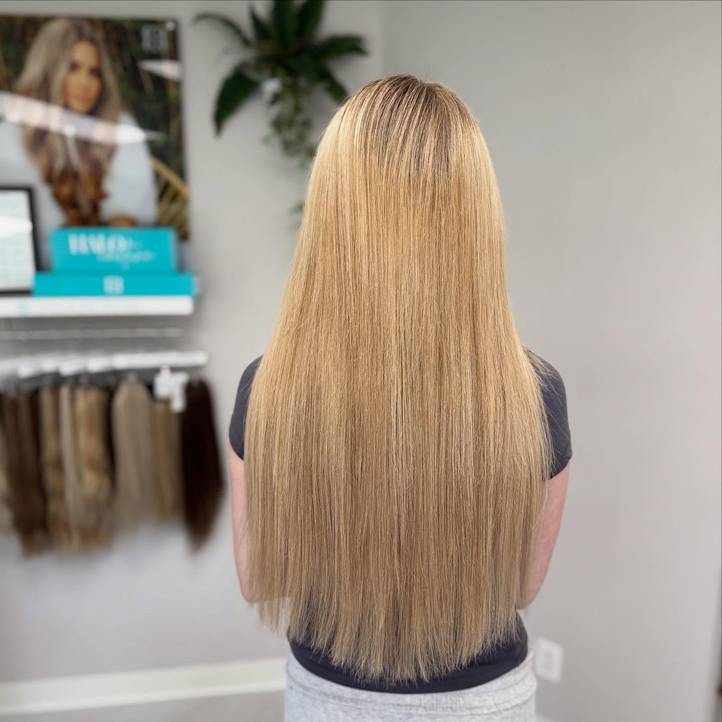 20” Genius install
2 rows
@inhprofessional
Colors: rooted cappuccino, toffee melt, rooted caramel macchiato lights
It’s your hair you paid for it! No one will ever know! 🤫😘