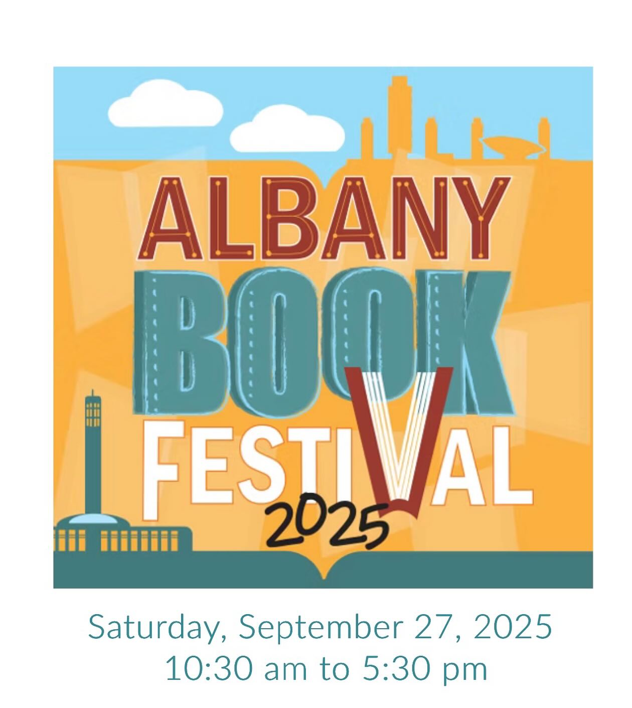 Tomorrow! There are so many great writers in the lineup of discussions- Russell Shorto, Molly Beer, and Min Jin Lee jump out for historical interest.
I’ll be selling my books in the local author section on the 2nd floor ballroom, central campus building. Come say hi if you’re in the area!