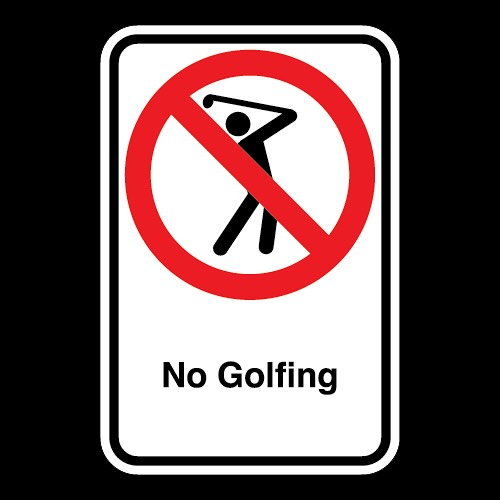 EFFECTIVE IMMEDIATELY!!
🚫 ATTENTION: NO GOLFING 🚫
The fairgrounds are private property.
Absolutely no golfing is permitted at any time.
Our grounds are maintained by a dedicated team of volunteers—golfing will not be tolerated.