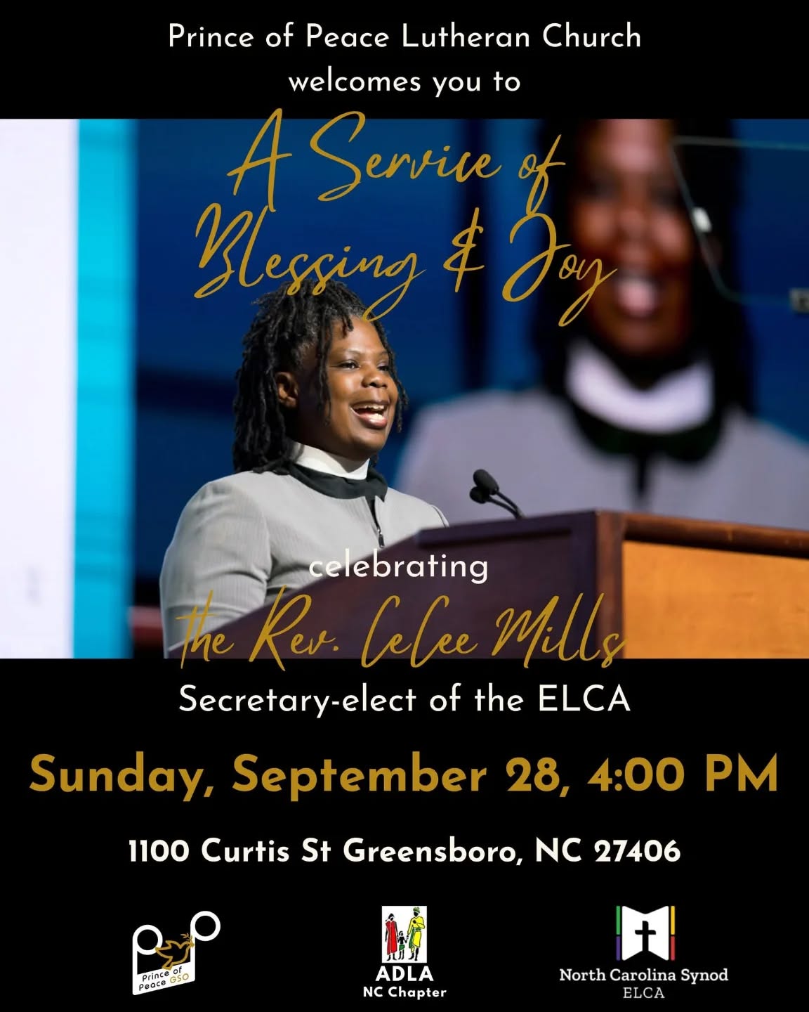 Prince of Peace today:
📖 10am Adult Bible Study
✝️ 11am Worship, Children's Message, Communion
🎉 4pm Celebrating the Rev CeCee Mills
➡️ 1100 Curtis St Greensboro 27406
🖥️ Livestream - Facebook & YouTube
https://linktr.ee/POPLC.GSO
You will find the bulletin and lessons at the linktree above or in bio.