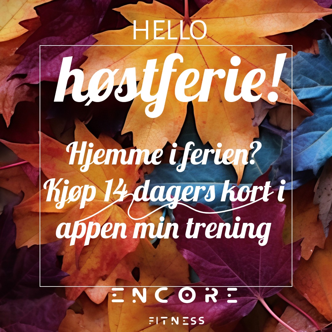 Hjemme i høstferien? Last ned appen Min Trening nå!