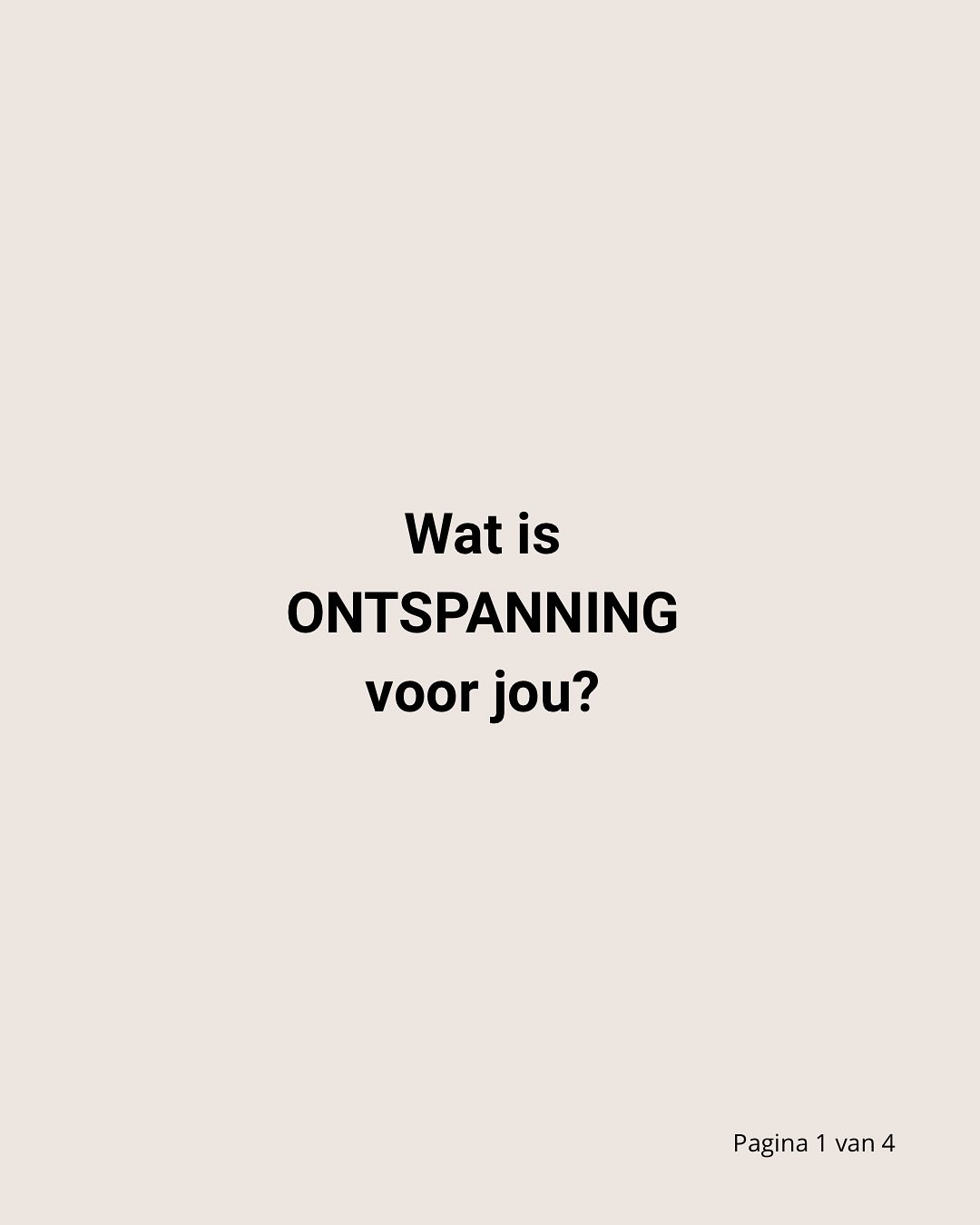 Wat is het eerste waar jij aan denkt bij ‘ontspanning’?
Zet een timer op 3 minuten en schrijf alles wat in je opkomt bij het woord ‘ontspanning’. Wat geeft jou energie? Misschien is het in de zon liggen, een spelletje doen, yoga, muziek luisteren, in bad gaan? Of een lekkere ademoefening?
Lijstje klaar? Kies minstens één van die activiteiten en plan het in voor deze week. Of doe het meteen! 😌
Laten we elkaar inspireren en in de comments delen wat we gaan doen ter ontspanning. Ik zal beginnen ♥️
#ademwerkdriebergen #ontspanning #inspiratie #tipsvoorontspanning