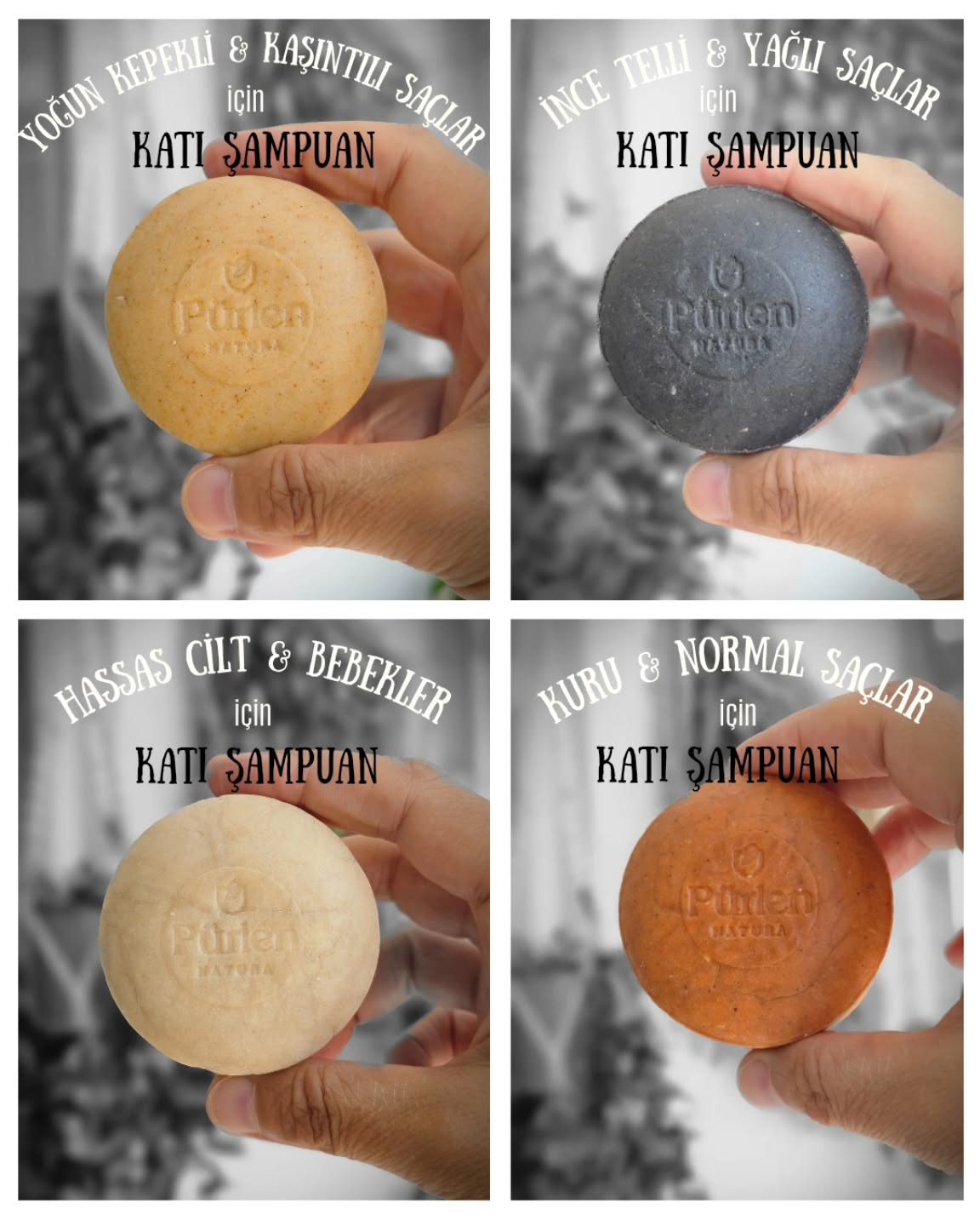 “Doğanın özünden gelen katı şampuanlarımız 🌱💛
Her biri saçlarına ve doğaya dost, el yapımı özel formüllerle hazırlandı💜
Sıvı şampuanlara nazaran daha uzun ömürlü, plastik şişe kullanmadan daha sürdürülebilir ♻️
🌿 Doğal içerikler
🌿 El yapımı özen
🌿 Saç tipine özel seçenekler
Hangisi senin saçına daha çok hitap ediyor?✨️
🌿 Nazik temizlik: Hindistan cevizinden elde edilmiş, saç derisini tahriş etmeyen doğal, nazik temizleyiciler içerir.
🌿 Besleyici yağlar: Shea & Hindistan cevizi yağı saçları nemlendirir, besler, saç derisi kaşıntılarını hafifletir, saçın sağlıklı uzamasını sağlar.
🌿 Güçlendirici bakım: Panthenol, Bitkisel keratin, doğal nemlendirici bileşenler ile saçın dayanıklılığını artırır.
🌿 Bitkisel özler: Saf biberiye, lavanta, portakal.. uçucu yağlarıyla ferahlık ve canlılık verir, saça aromaterapik bakım yapar.
🌿 Doğal renk & içerik: Bitkisel tozlarla zenginleştirilmiştir.
👶 Bebek şampuanımız ise hassas ciltlere özel, uçucu yağlar ve allerjen bitki tozları içermeden formüle edilmiştir.
Doğaya dost, sürdürülebilir ve saç tipine uygun seçeneklerle tanış 💛♻️”
#katışampuan #sürdürülebilirlik #sürdürülebilirkozmetik #doğalşampuan #temizi̇çerik #temiziçeriklikozmetik #purlennatura #pürlennatura #kişiselbakım #kisiselbakim