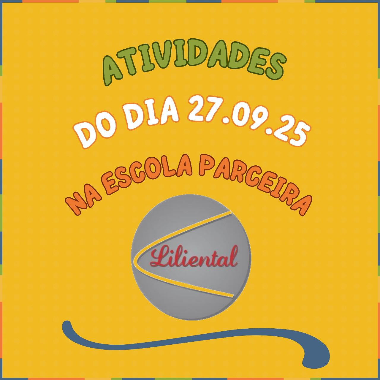 No dia 27 de setembro, tivemos um sábado super especial no Colégio Liliental, nossa escola parceira!
Foi uma manhã cheia de atividades, aprendizado e muita diversão.
Já estamos ansiosos pelo próximo encontro! 💚🧡