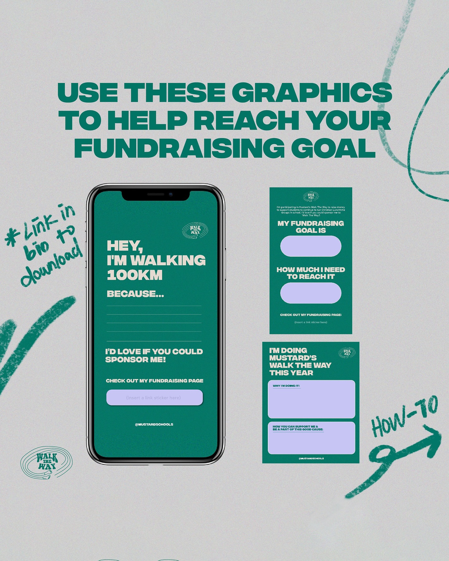 Stuck on how to fundraise? We’ve made it easy for you! ☺️
Head to the link in our bio to download these graphics you can use on your IG Story, Facebook or even on WhatsApp!
Simply fill in the boxes and share it with your friends, along with the link to your Walk The Way fundraising page! 👟✨
#WalkTheWay #schoolsministry