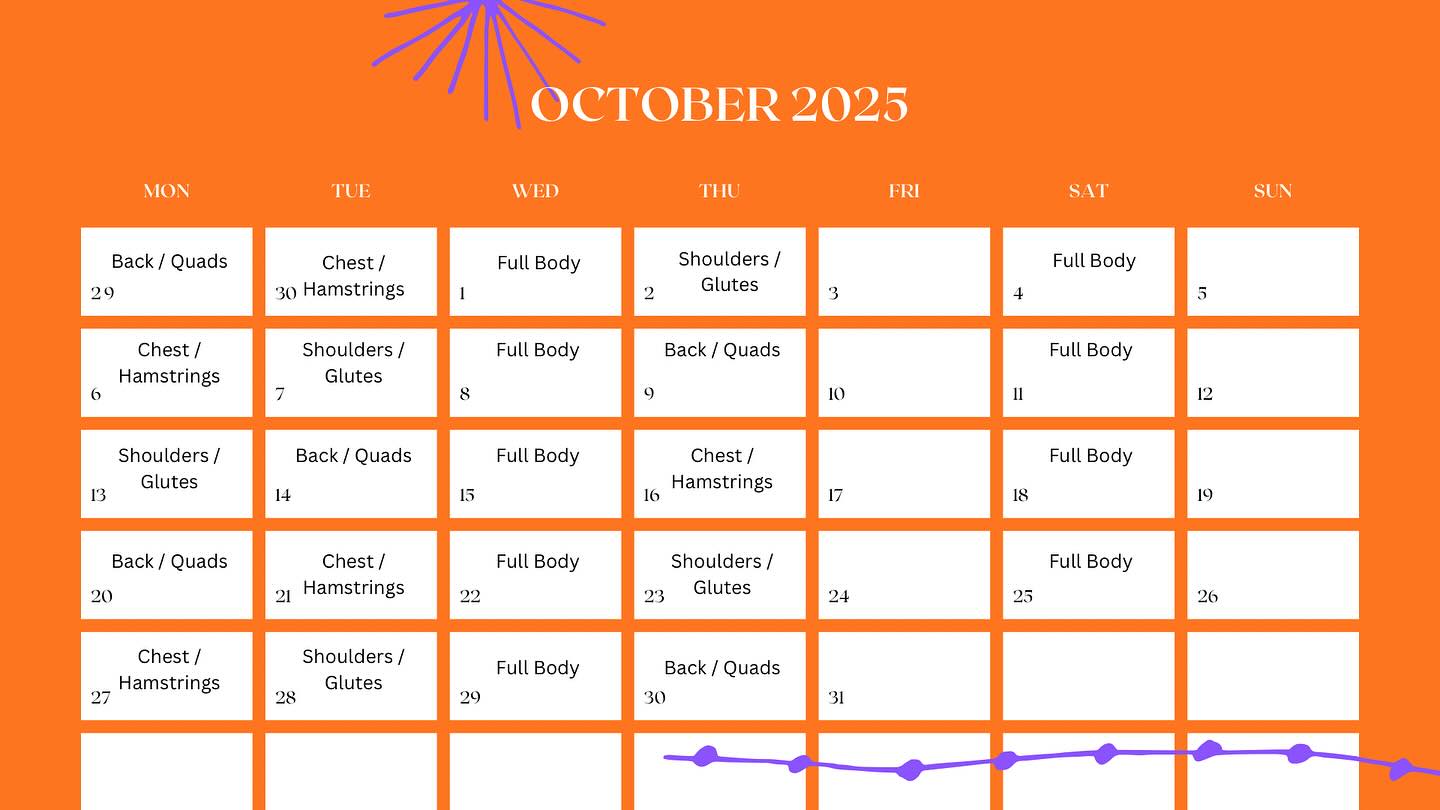 It’s time for the new workout schedule!! 💪🍂🍁🎃
#sgpt #smallgrouppersonaltraining #smallgrouptraining #personaltrainer #reps #repsfitnessandnutrition #flagstaff #arizona