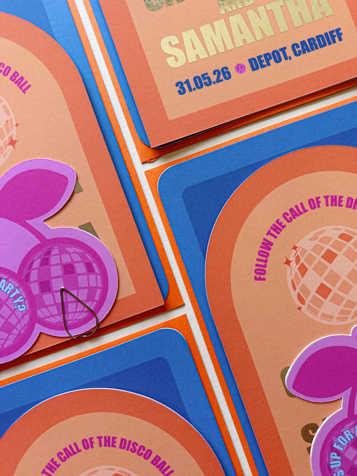 Well this was a fun one 🧡✨🩷🪩💙
First time working with Abbie from @abbieleigh_eventsandstyling + what a dream she is 🫶🏽 Can’t wait to see how this gorgeous, colour-filled Ibiza inspired wedding comes together + I am beyond excited to design the rest of the stationery 🙌🏽
Moodboard (image 4) by Abbie 💖
.
.
.
#colourfulwedding #ibizawedding #weddingstationer #weddinginvite #onthedaystationery #alternativewedding