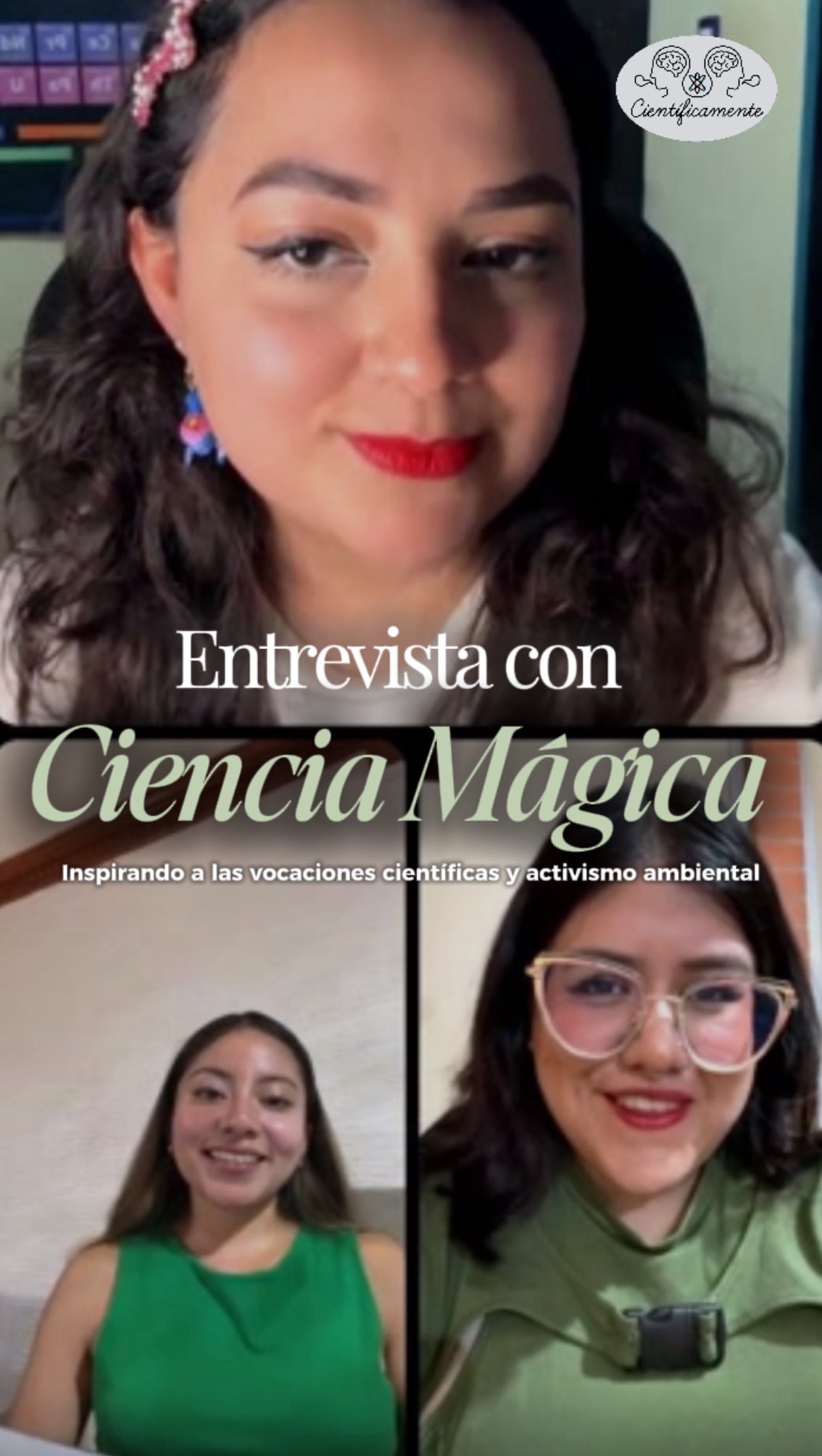 Tuvimos una conversación increíble con Q.B.P. Alondra Fraustro, fundadora de @ciencia.magica y reconocida por la ONU como Heroína de la Tierra.
Hablamos de ciencia, sostenibilidad y de cómo la pasión y ser diferente puede transformarlo todo. Además nos brindó consejos para iniciar en la ciencia y dónde buscar oportunidades increíbles!
Si no pudiste unirte en vivo, aquí te dejamos la entrevista completa 💡. ¡Dale play y déjate inspirar!
#STEM #ciencia #oportunidades #mujeresenlaciencia #fyp #mexico #medioambiente