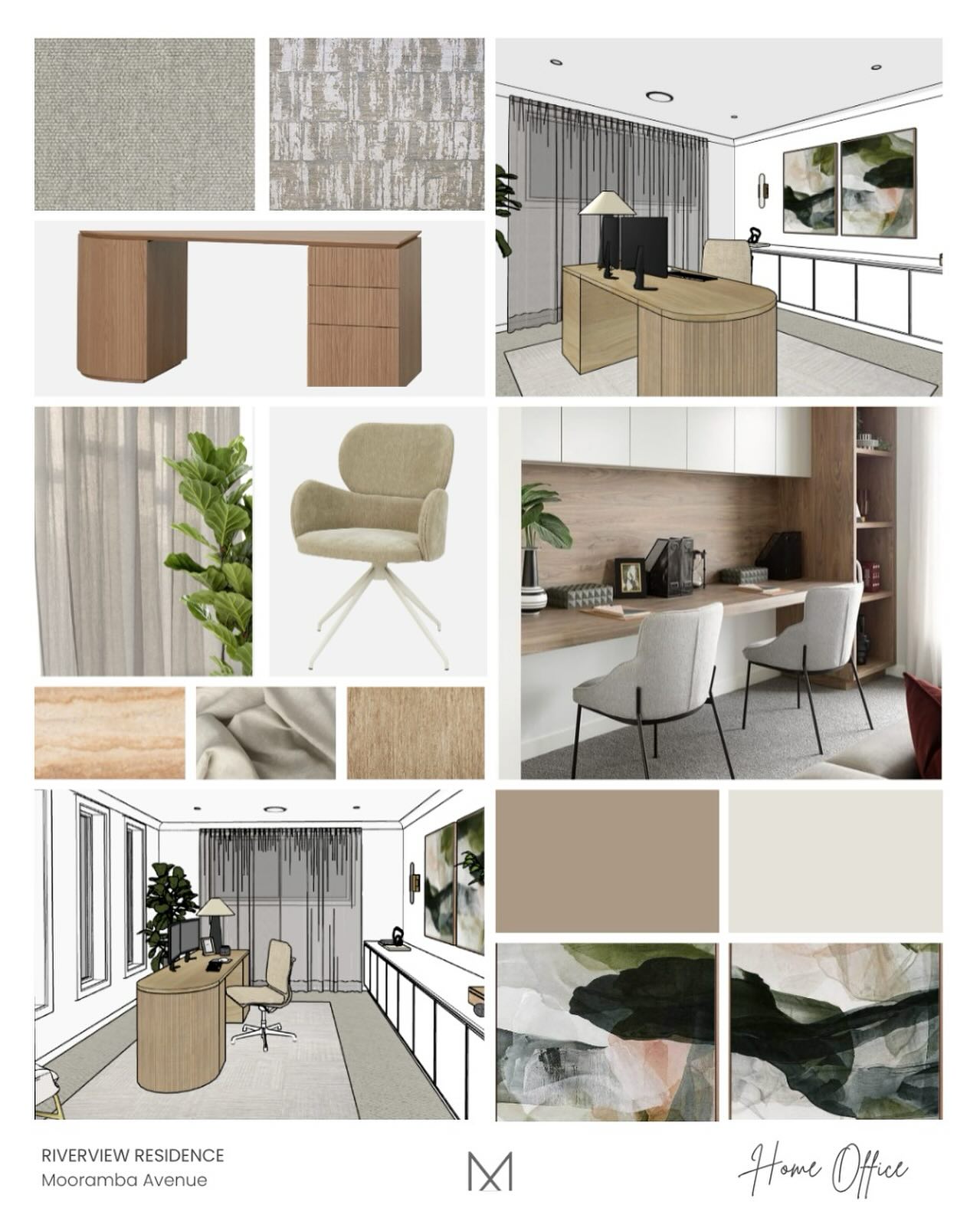 ✨ Home Office Makeover in Riverview ✨
We made a home office that feels stately, calm, and sophisticated — a space that makes an impression the moment you walk through the front door.
We delivered just that:
✔️ An executive desk paired with wall-to-wall bespoke cabinetry for maximum storage
✔️ A clever floor channel to discreetly run all cabling beneath the new carpet
✔️ Sheer curtains to soften the outlook and add drama
✔️ Layers of neutral textures, with gentle greens, browns, and peach for warmth
Now, this office is not just functional — it’s an elegant, inviting space that reflects both professionalism and comfort.
Ready to make your dream home a reality? To schedule your Complimentary Phone Consultation, simply click the link in the bio. 👆🏼