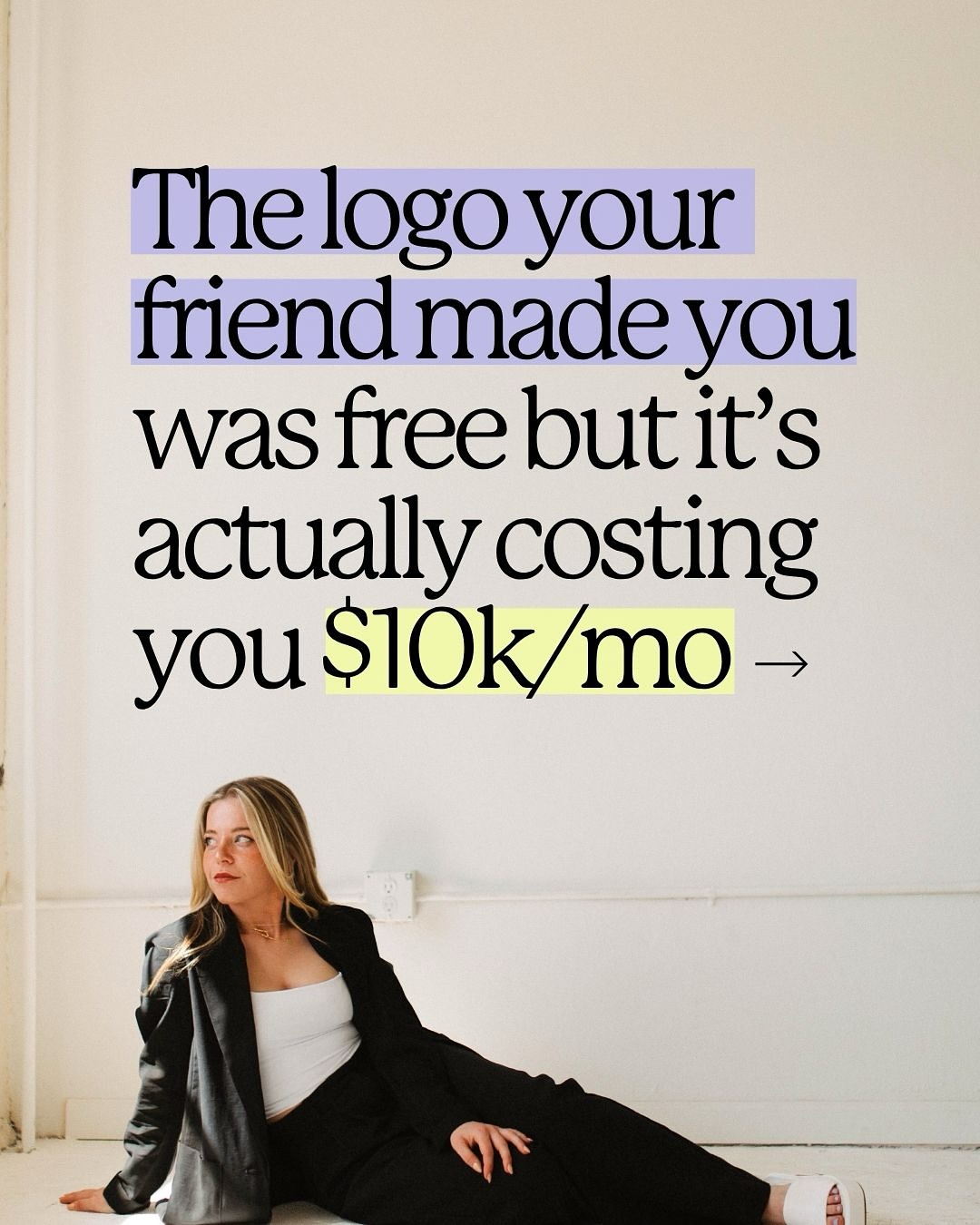 That logo your friend made for you?
It’s the most expensive thing in your business.
Not because of what you paid. Because of what you’re losing.
Every. Single. Month.
I see it constantly—brilliant professionals with game-changing expertise wrapped in packaging that screams “hobby.”
They’re hemorrhaging premium clients to competitors who just look more professional.
Your friend meant well. But that favor is now a $10K/month liability.
Ready to stop the bleeding? 💸👇
Comment “Accelerate” and I’ll send you info on my package designed to flip your brand from DIY to Dominating in just 4 weeks so you can start making REAL money with it.