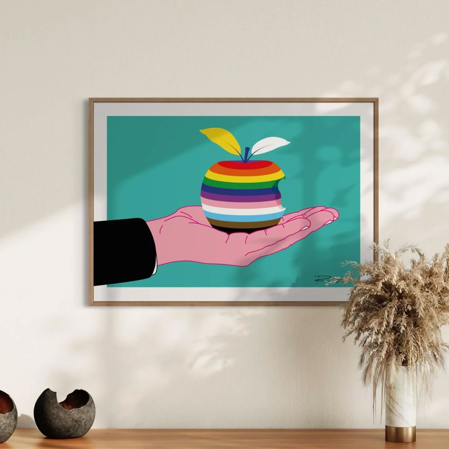 Alan Turing 🌈 — the father of computer science, codebreaker, and gay icon. Despite his groundbreaking achievements, he was persecuted for his sexuality and died tragically in 1954.
This artwork takes inspiration from the Manchester statue, reimagining the apple as a rainbow symbol 🍎🌈—a quiet but powerful celebration of his life, legacy, and place in queer history.
The phone you’re reading this on likely wouldn’t exist without him. Honour Turing and queer resilience by adding this unique print to your home, kitchen, or office. Available now via @therainbowcollectivestudio ✨
.
#AlanTuring #QueerIcon #GayHistory #QueerArt #LGBTQArt #GayHomeDecor #QueerHome #GayArt #PrideArt #RainbowCollective