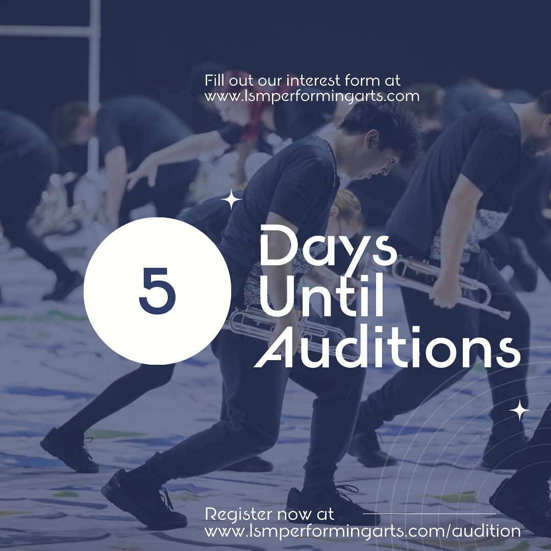 🔥 5 DAYS LEFT! 🔥
Auditions are almost here and spots are filling fast. Don’t miss your chance to join LSM Winds for the 2026 season.
💰 Remember: you can save up to $200 off your membership fees! Check the info in our second slide for details!
✅ Register now at lsmperformingarts.com/audition
✅ Or complete the interest form at lsmperformingarts.com
(links in bio!)
#LSM #LSMwinds #WGI #WGIwinds #WGI2026 #WGIwinds2026 #PerformMAPA