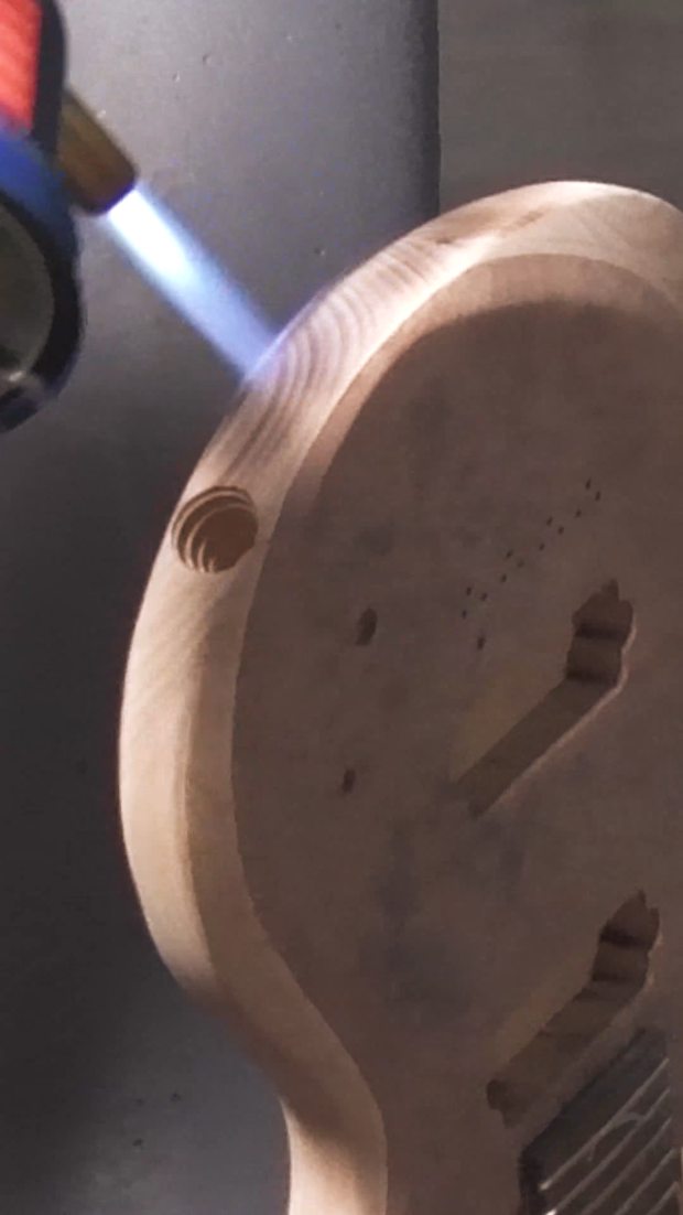 š„FIRE TIMEš„
As did the wings of Icarus burn too close to the sun, so too did the body of the 8-string Icarus.
Always like using fire to replace black stain and I think this one turned out... well... fireš
#ipguitars #luthier #guitarbuilder #guitarburning #yakisugi #handmadeguitar #customguitar #8string #extendedrange