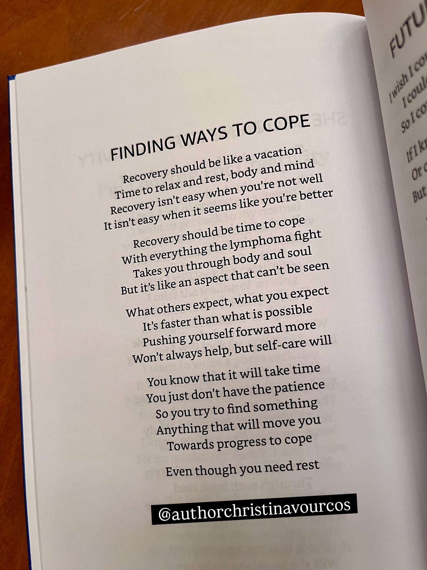 With my poetry book DIVE WITHIN, I put my struggles with dealing with cancer treatment and recovery into poems to help not only myself but help others realize that they can get through whatever they are dealing with.
I also wanted to bring awareness to those fighting Blood Cancers, like lymphoma, and mental health. So we can receive the support we need.
As a Latina, I know that our culture (while wonderful in other ways) might have taught us to keep going even though we’re in pain, but we have begun to learn that we need to pace ourselves to recover and move forward.
And I know you’ll find my book impactful like others who have read and left reviews on Amazon. Start reading now on Amazon or my profile link!
If you read my books, please leave a review on Amazon, it truly helps indie authors (like me) bring future readers to my books.
P.S. Please support @bloodcancerunited to bring resources to cancer research, healthcare, and education about Blood Cancers to those who need it. You can also receive support from them. As well as support from @idontmind, @mentalhealthamerica, and @officialwondermind.
#GreekLatina #IndieAuthor #IndiePoet #IndieArtist #LymphomaSurvivor #BloodCancerSurvivor #BloodCancerAwarenessMonth #LatinxHeritageMonth #CreativesContentClub #IDontMind #MentalHealth
