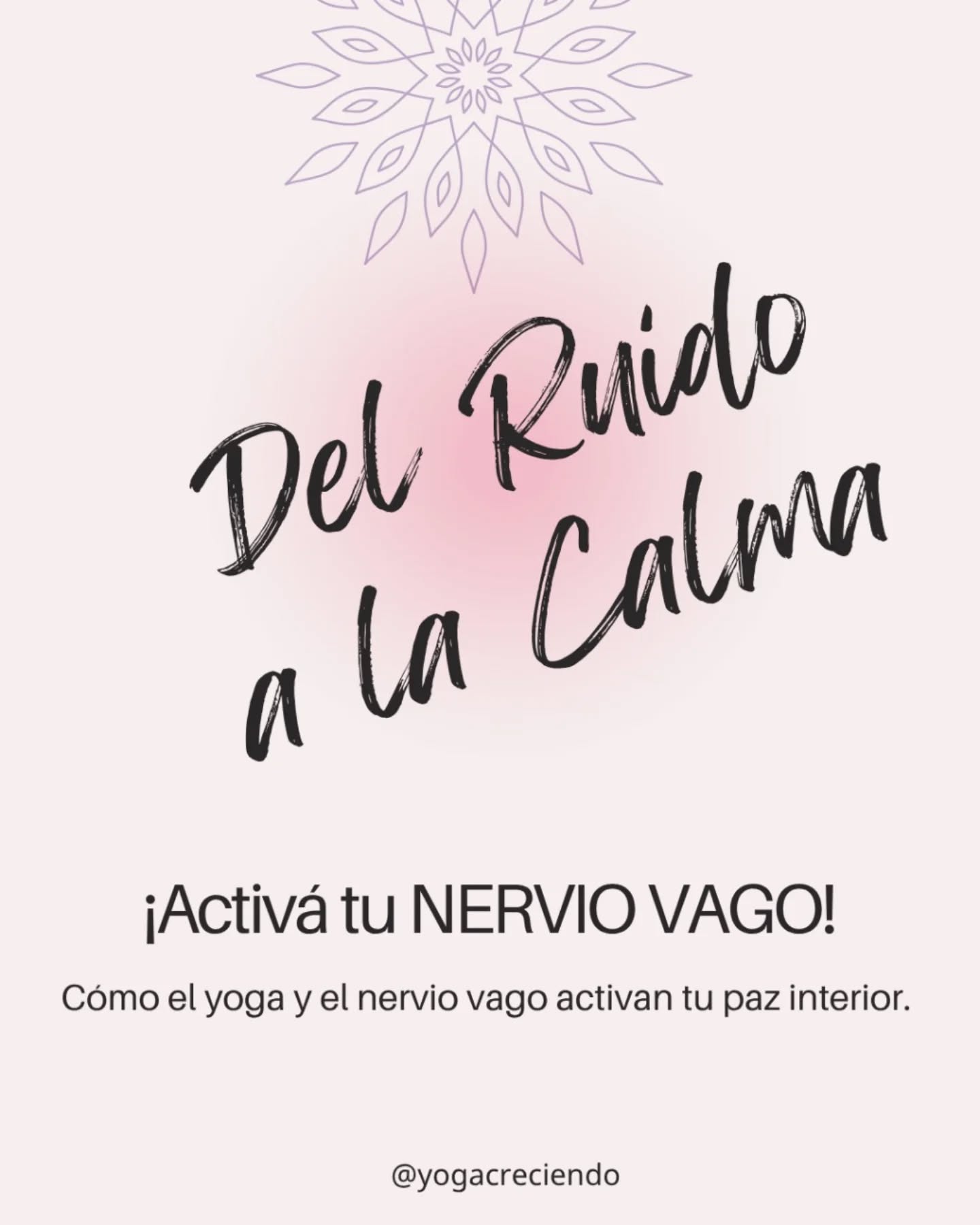 “¿Sabías que tenés un NERVIO que puede llevarte del estrés a la CALMA? 🌱
El NERVIO VAGO es el puente hacia tu sistema de descanso y sanación.
En este carrusel te comparto cómo el yoga lo estimula con respiración, mantras, posturas y aromas.
Yo ya tengo mis rituales…
¿y vos? ¿Qué te ayuda a volver a tu calma? 💫”
Te leo en comentarios...
Namasté!
Marce.
#yoga #yogapractice #yogainspiration #yogacalma #yogaterapéutico
#respiraciónconsciente #pranayama #respiracioncuadrada #yoganidra
#nerviovago #sistemaparasimpatico #menosruido #mascalma
#meditación #yogaparalatranquilidad #habitarlacalma
#yogaparalatodos #bienestarintegral #pazinterior #relajaciónprofunda
