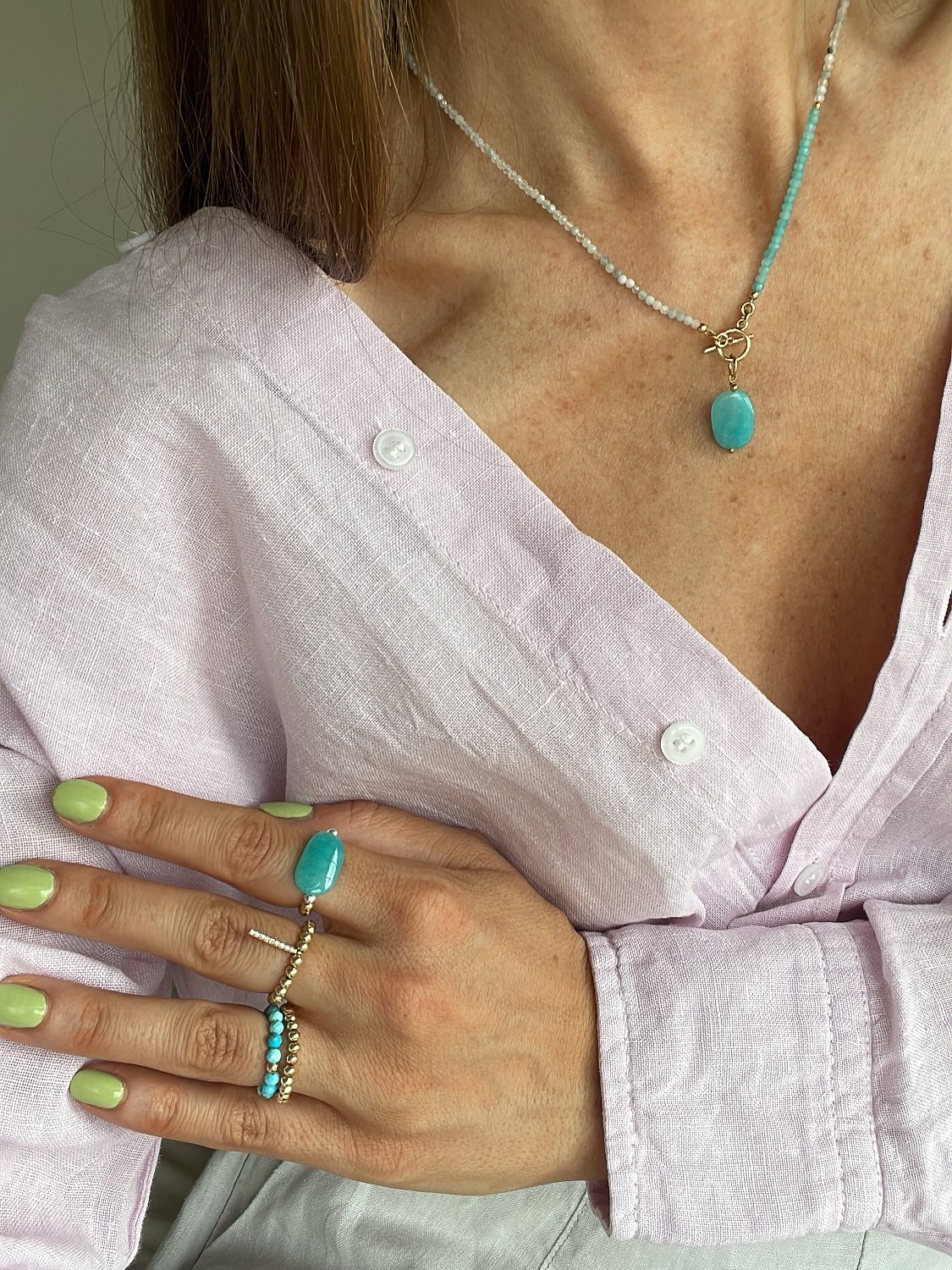 Why these tiny beaded rings are last longer than you think…
✨Strong cord
✨Secure finish
✨Quality beads
Every single ring I make with premium quality beads and metal components, strong elastic cord and I secure the knot with a drop of glue and the crimp cover! That is the secret to my FOREVER RINGS🤫😃🙌🏼
I have been wearing mine every single day for months, and they haven’t stretched, faded, or lost their sparkle. They still look as gorgeous as the very first day 💥👏🏻😍
•
•
•
•
#stretchrings #beadedrings #handmaderings #gemstonerings #daretolayer #beadedjewellery #gemstonejewellery