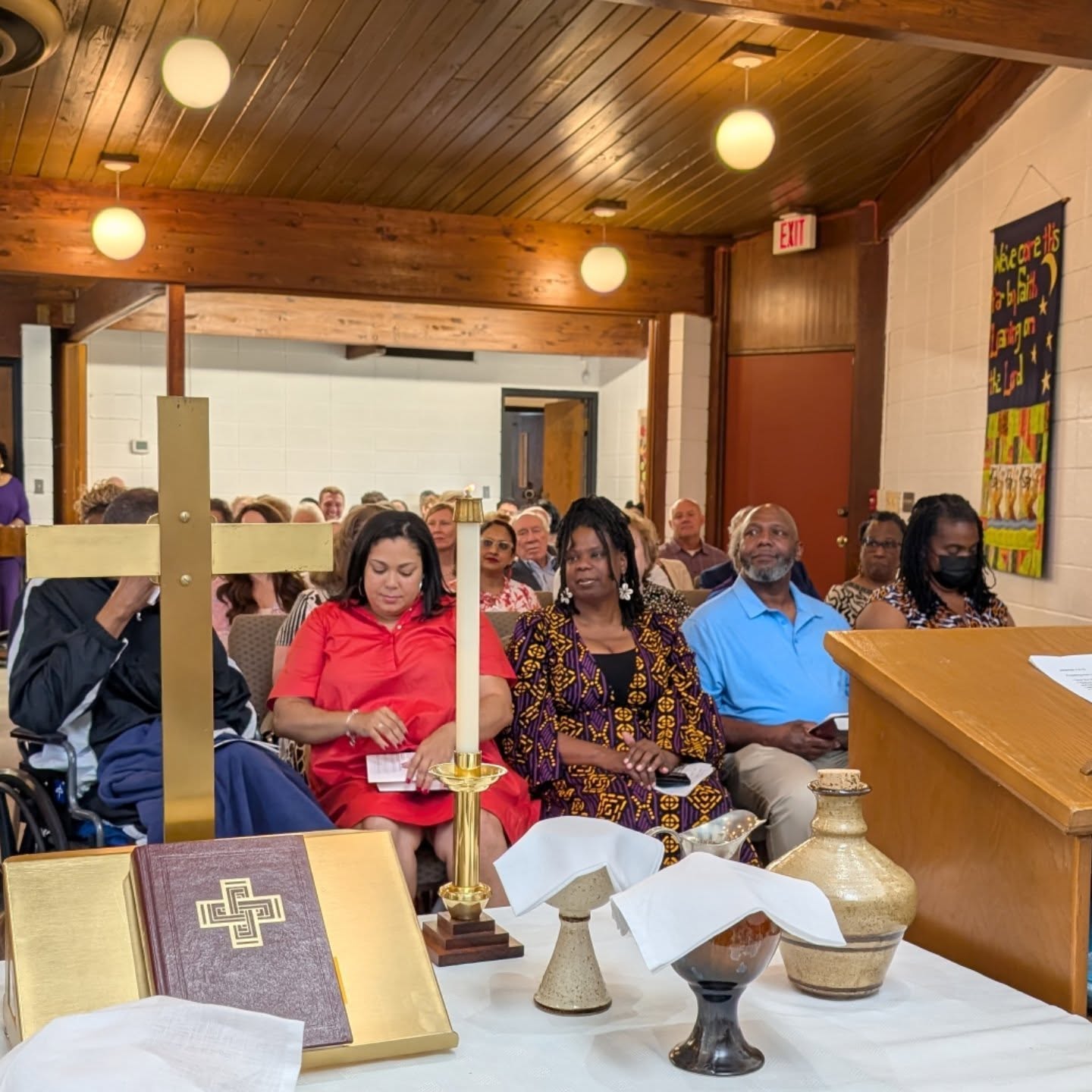 A few photos of yesterday's celebration for @thisiscecee from my vantage point in the choir.
- Cheryl P