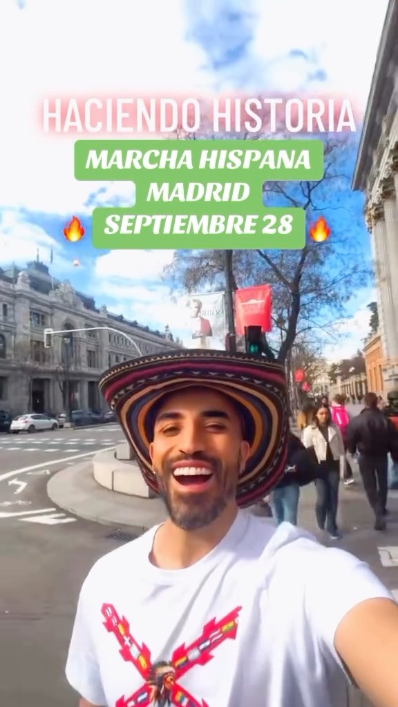 Están listos para la Marcha Hispana en Madrid? Esta canción fue creada por @hispanidadunida1 inspirándose en la camiseta de los HISPANOS UNIDOS ❤️🔥 #hispanosunidos #hispanidad #hispanos #españa #madrepatria #hispanoamerica #vivalahispanidad #culturahispana #somoshispanos #sinexcusas