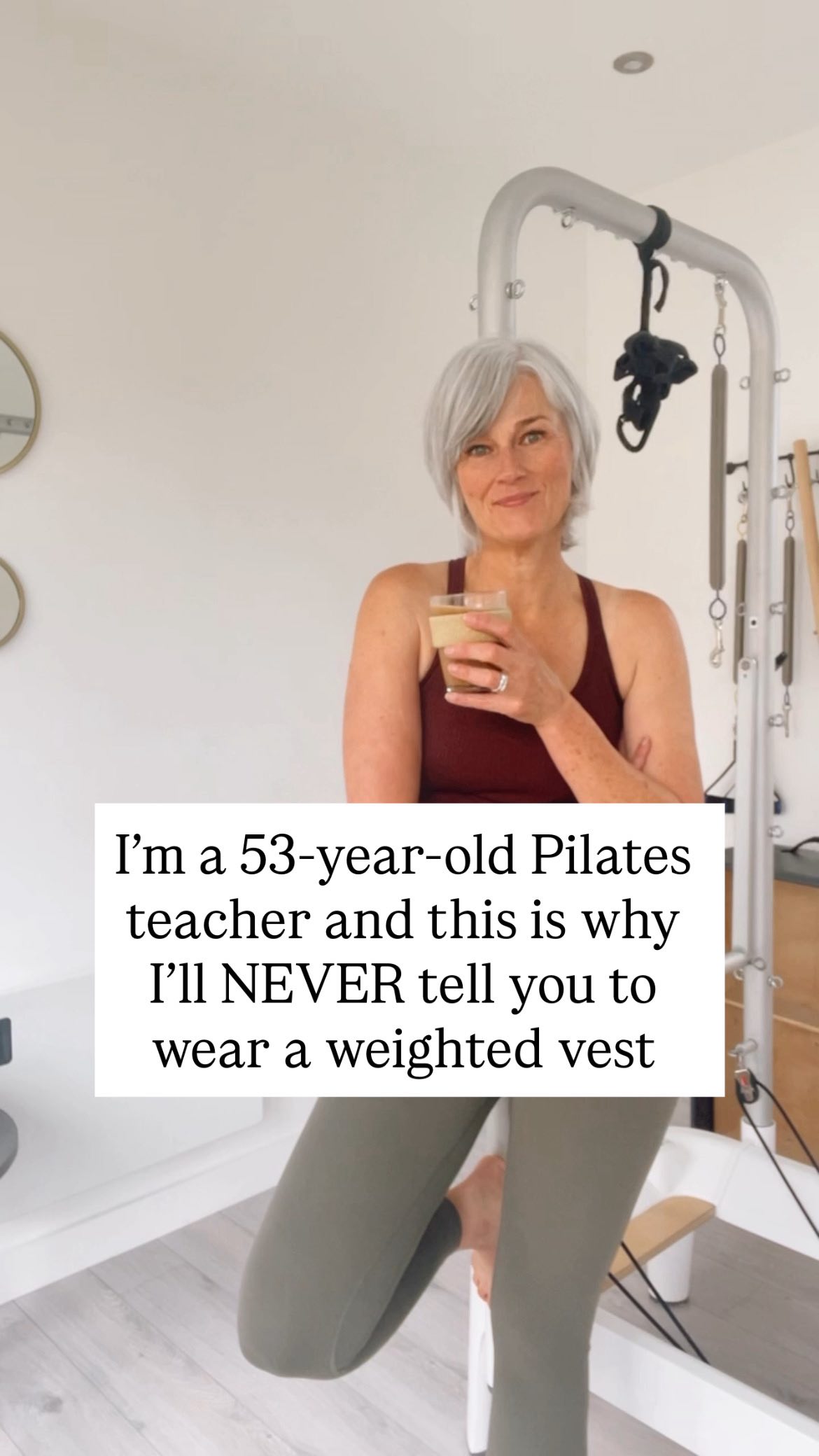 Weighted vests should come with a health warning…..
Oh, the FOMO is real when it comes to all the meno-influencers looking thin and toned in their weighted vest.
Sorry to be the fun police but the weight vest isn’t going to help build visible muscle,nor is it going to do anything for your bone health! (There’s no studies that proves it will)
And sure,it might get your heart rate up a little BUT the real reason I’ll NEVER tell anyone to wear a weighted vest⬇️
👉🏻Most women have hunched shoulders and a tight upper back from desk work, mum-life, past injury and a core that’s not as strong as it could be.
When you add extra weight onto a posture that’s not ideal….. you end up with all sort of back,hip,knee,foot,neck and shoulder pain if your lucky- injury if your unlucky.
In my opinion you’re better off spending your time and energy on improving your core and hip strength to minimise your risk of injuries and to help you move more freely without the aches and pains. This will also support your lower back- who’s got time for a niggly lower back?(not you!)
But it’s not going to happen with endless cardio,random workouts on YouTube or trends like the weighted vest.
😂This is where I insert a shameless plug for The Strong Life Collective my Pilates membership!
✨Get on the inside track by joining The Strong Life Collective-for women like you, who want to build more strength in your shoulders,core and hips so that you can get stronger as you get older.
While learning to trust your body again to train with more intensity,joy and confidence without worrying about injury.
Comment “READY ” and I’ll send you the link to get your first 7 days FREE⬇️
#womenover50 #menopausefitness #midlifewomen #homeworkoutsforwomen #pilatesonline #lowerbackpainrelief #weightedvest #injurypreventiontraining #pilatesathome
