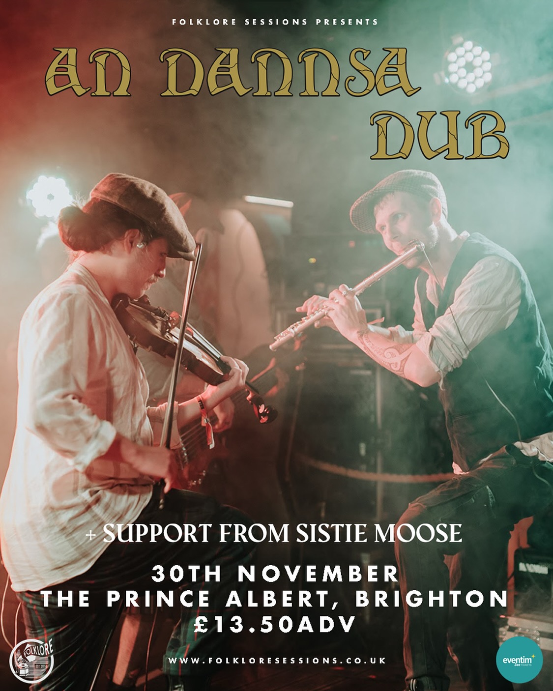📣 SUPPORT ANNOUNCEMENT 📣
Delighted to welcome on board Sistie Moose (@sistiemoosemusic) to the An Dannsa Dub (@andannsadub) show this November 🖤
From the sun soaked Sussex coast to the windswept Orkney Isle in Scotland, where locals sing praises to the ‘Sistie Moose’ bird, this group crafts euphoric harmonies and foot-stomping folk.
Tickets are available NOW 🚨
FOLKLOREx