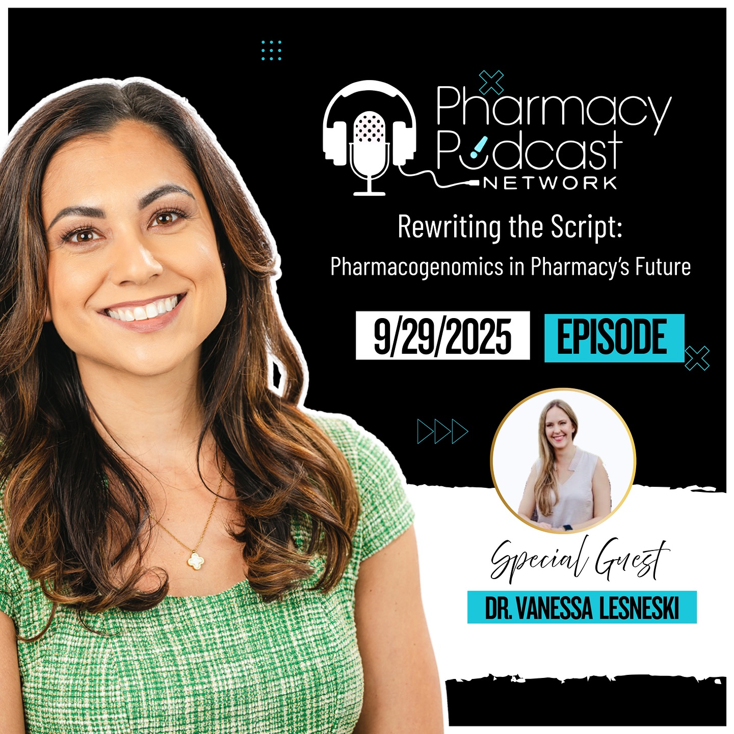 🎙️ New Episode Alert!
The Precision Medicine Pharmacist Podcast is back with a powerful conversation you won’t want to miss.
Episode Title:
Rewriting the Script: Pharmacogenomics in Pharmacy’s Future with Dr. Vanessa Lesneski
👩⚕️ Join me, Dr. Melissa Smith, as I sit down with Dr. Vanessa Lesneski—educator at LECOM School of Pharmacy and trailblazer in PGx innovation.
We’re diving deep into:
🔹 Pharmacy school enrollment trends
🔹 How PGx is reshaping education
🔹 Certifications and training pathways
🔹 Emerging career opportunities in PGx
🔹 The pharmacist’s critical role in interpretation
🔹 Controversial debates—overhyped or undervalued?
This episode is all about what’s next for pharmacy—and why PGx may be the key to our future.
🎧 Tune in now on the Pharmacy Podcast Network
🔗 https://www.podbean.com/pw/pbblog-qpc77-e8bcfc
#PrecisionMedicinePharmacist #Pharmacogenomics #PharmacyFuture #PPNPodcast