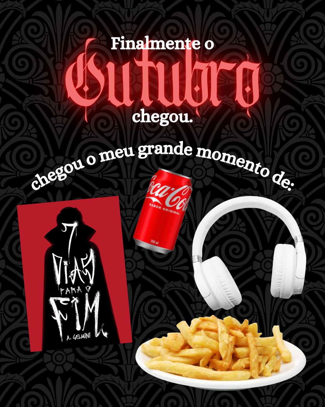 Chegou o momento perfeito para você conhecer Sete Dias para o Fim!
Aproveite o preço imperdível no site link na bio, ou os preços incríveis do e-book nas suas lojas preferidas!
#book #brasil #bookstagram #bookaholic #instabook #literaturabrasileira #like #livro #livros #literatura #vampiro #vampire #vamp #Vampiro