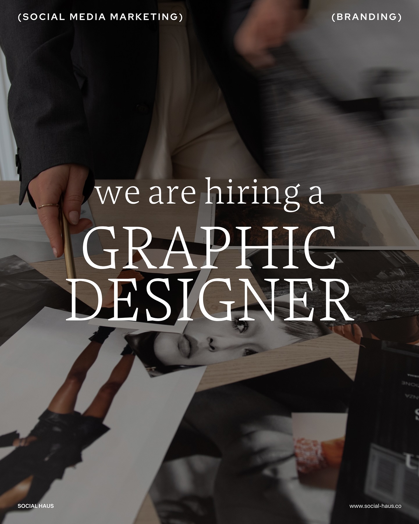 Send your resume to rieley@social-haus.co if interested.
#socialmediamarketing #graphicdesigner #hiring