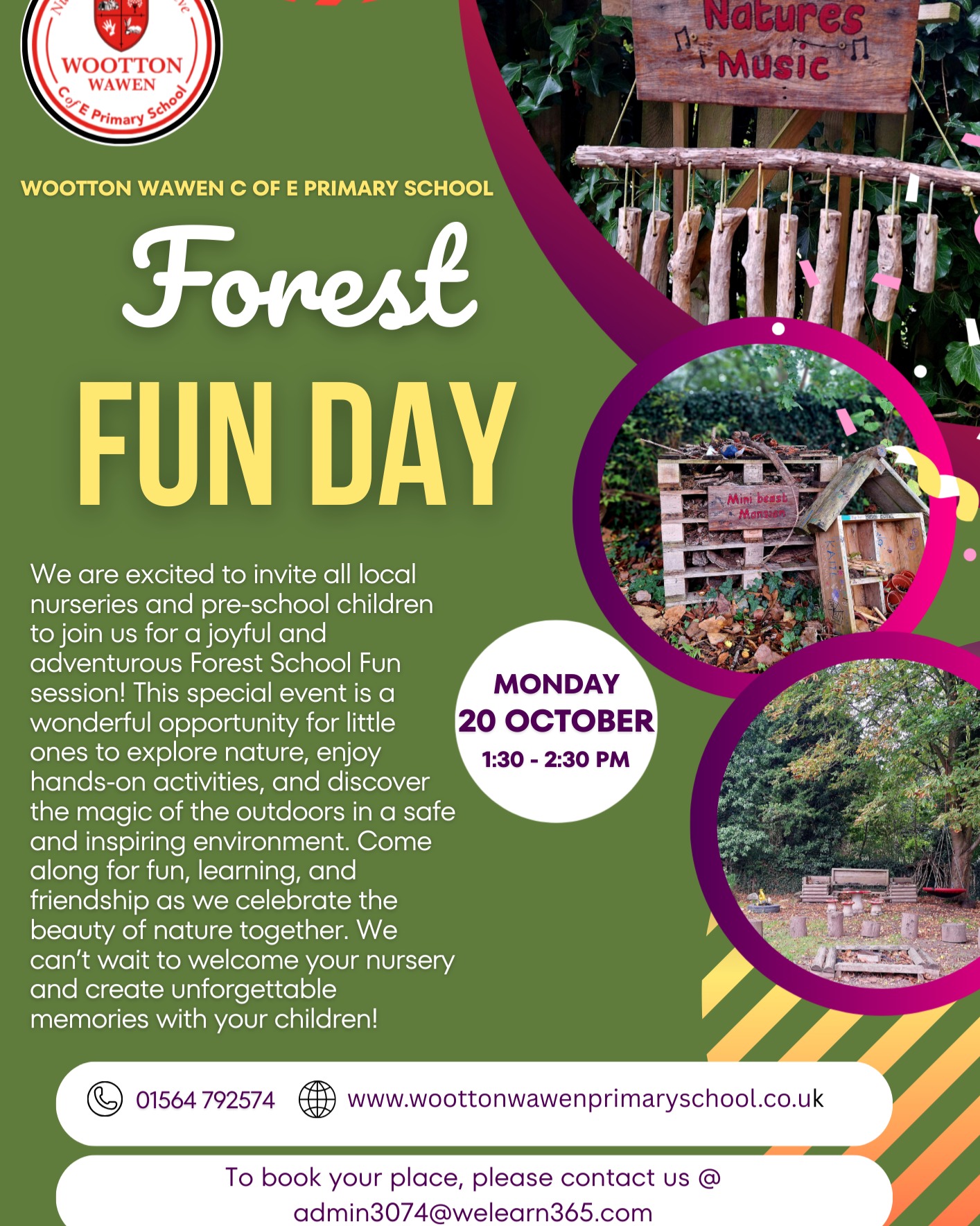 Check out Wootton Wawen Primary School's Forest Fun Day!
#forestfunday #woottonwawen #claverdon #eyfs