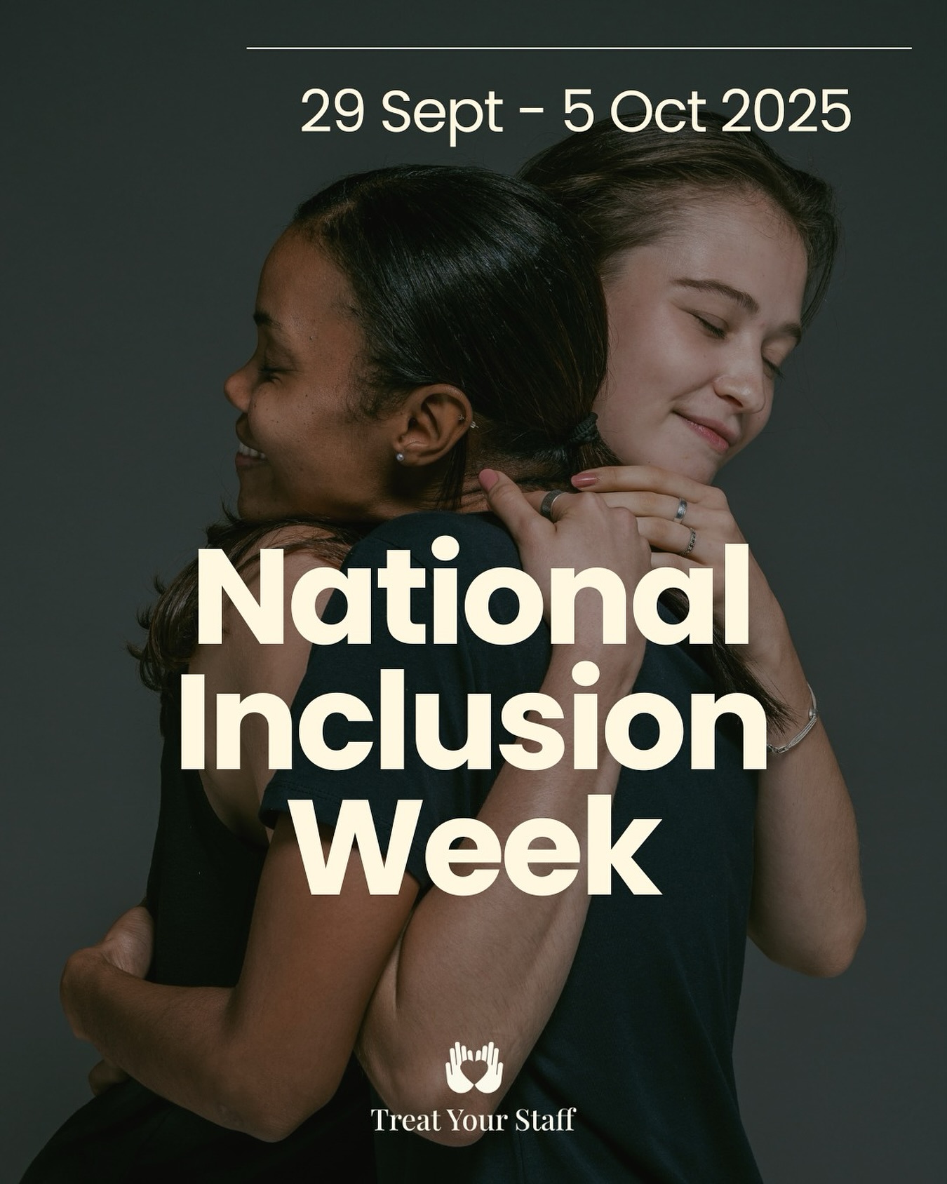 #NationalInclusionWeek is a reminder that every small action matters - from the language we use, to the way we listen, to the opportunities we create for others.
At @treat_your_staff we believe #wellbeing and #inclusion go hand in hand. Because when everyone feels they belong, theyāre free to bring their best selves to work.
This week (29 Sept- 5 Oct), ask yourself: What more can I do to make my workplace truly inclusive?
#NationalInclusionWeek #InclusionMatters #WorkplaceWellbeing #CultureOfCare #EmployeeWellbeing #TreatYourStaff