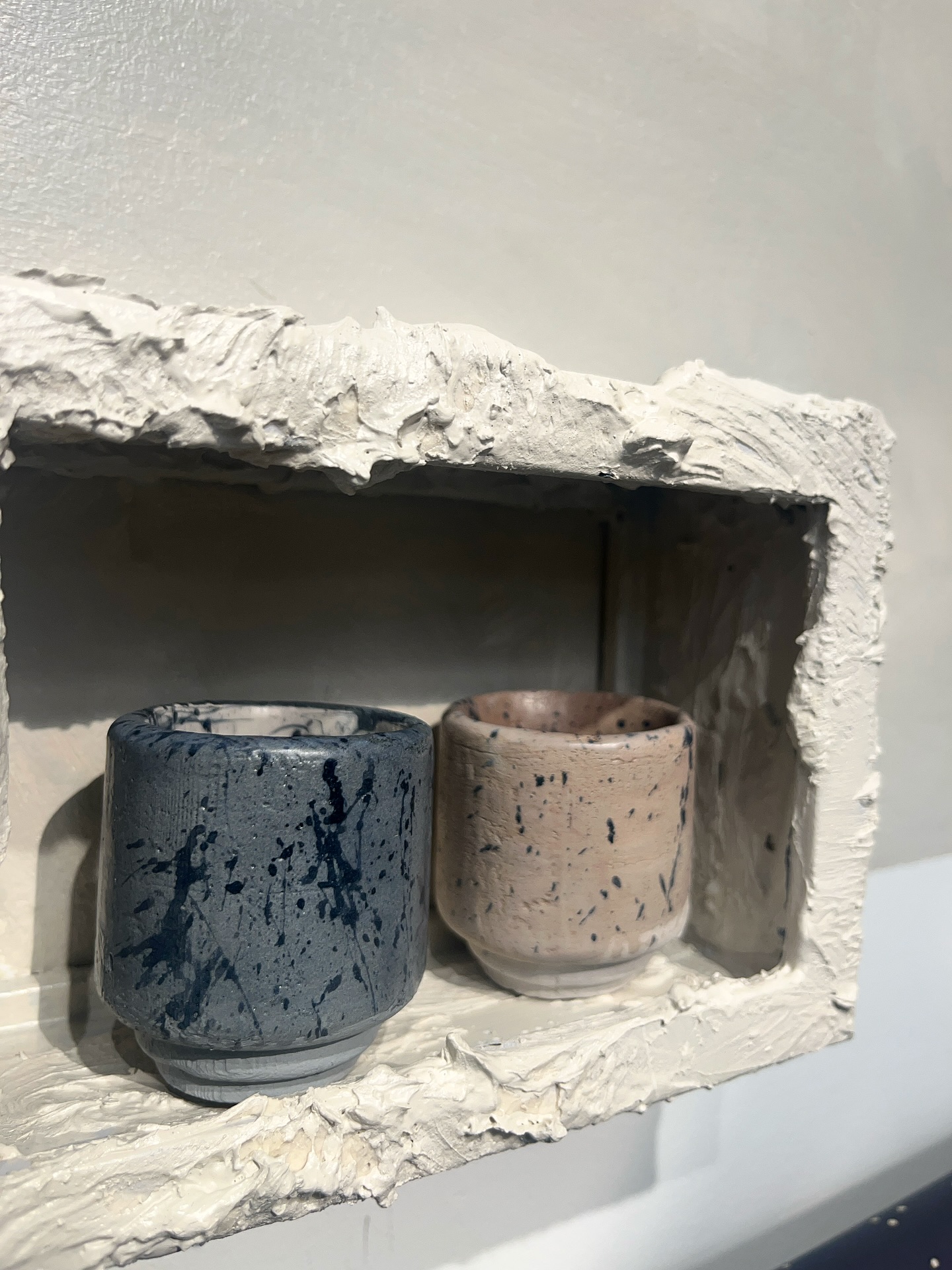 We know this our feed has looked a little different this year! Behind the scenes, we’ve been working on curating monochrome colourways, for more sustainable clay reclaim processes in the studio. This has looked like a lot of making, experimenting with stains, updating our glaze choice…and quite a few more steps 😅
Our new favourite sake cups are the guinea pigs for our updated monochrome range, available in: white, brown and black. Our homewares will predominantly be one of these three colourways now, providing warm and cooler tone options.
So happy that our labour of love is paying off and resulted in our dinky sake cups.
Which colourway’s the one for you? ⚪️🟤⚫️
•
•
*
*
•
#newcollection #monochrome #slipcasting #ceramics #blackandwhite #sakecup #sake #interiordesign