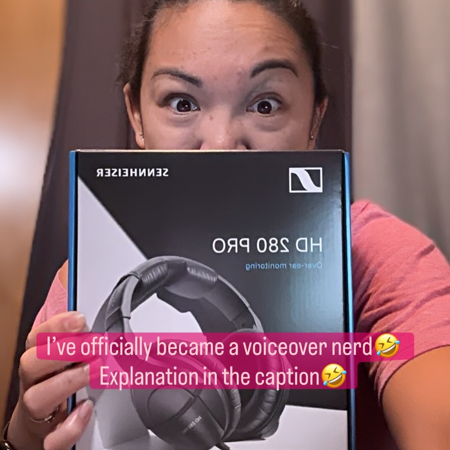 Ok, not going to lie, I’ve been a VO nerd for a while now…but when my new @sennheiser headphones came in and I totally geeked out…my husband looked at me and said, “I have no idea what that just meant” That’s when I realized I am officially a voiceover geek 🤣🤣🤣 and proud of it!
I’ve been hanging on to the free headphones that came with my Audient iD4 interface and they’ve been surprisingly pretty good. But I cannot wait to put this bad boy to the test!
#volife #actorslifestyle #actorsofinstagram