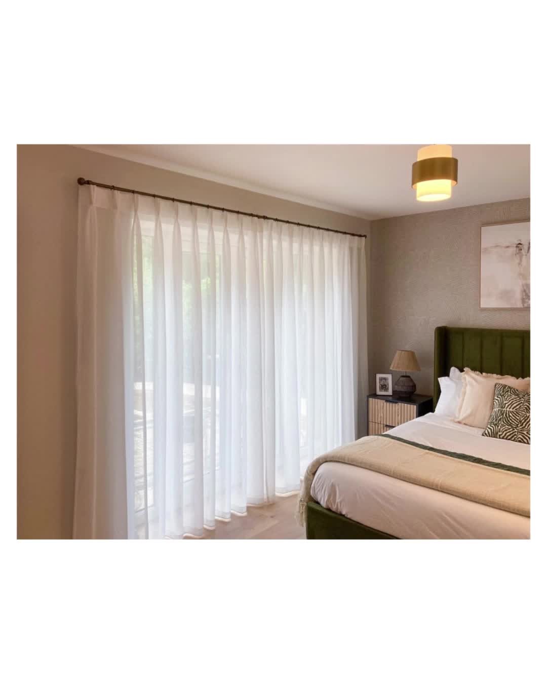 Show home sheers! Made with my go-to voile from @warwickfabricsuk and hanging from a brilliant metal pole from @cameron_fuller_limited
They create a lovely atmosphere, just right for this show home master bedroom, part of an apartment, interior scheme designed by @cloudhouseinteriors for The Residence in Weybridge by @rushmonhomes
#sheer #sheercurtains #sheercurtainstyle #sheercurtainsinspo #voilecurtain #romanblindmakers #fulham #windowtreatments #interiordecor #balhamnewsie #softfurnishing #TootingBec #southlondon #softfurnishings #custommade #tooting #balhammums #southwestlondonmums #balhamlife #madetomeasure #windowtreatments #curtains #curtainmaker #earlsfield #maker #balham #wandsworth #localmaker #localmakers #bespoke