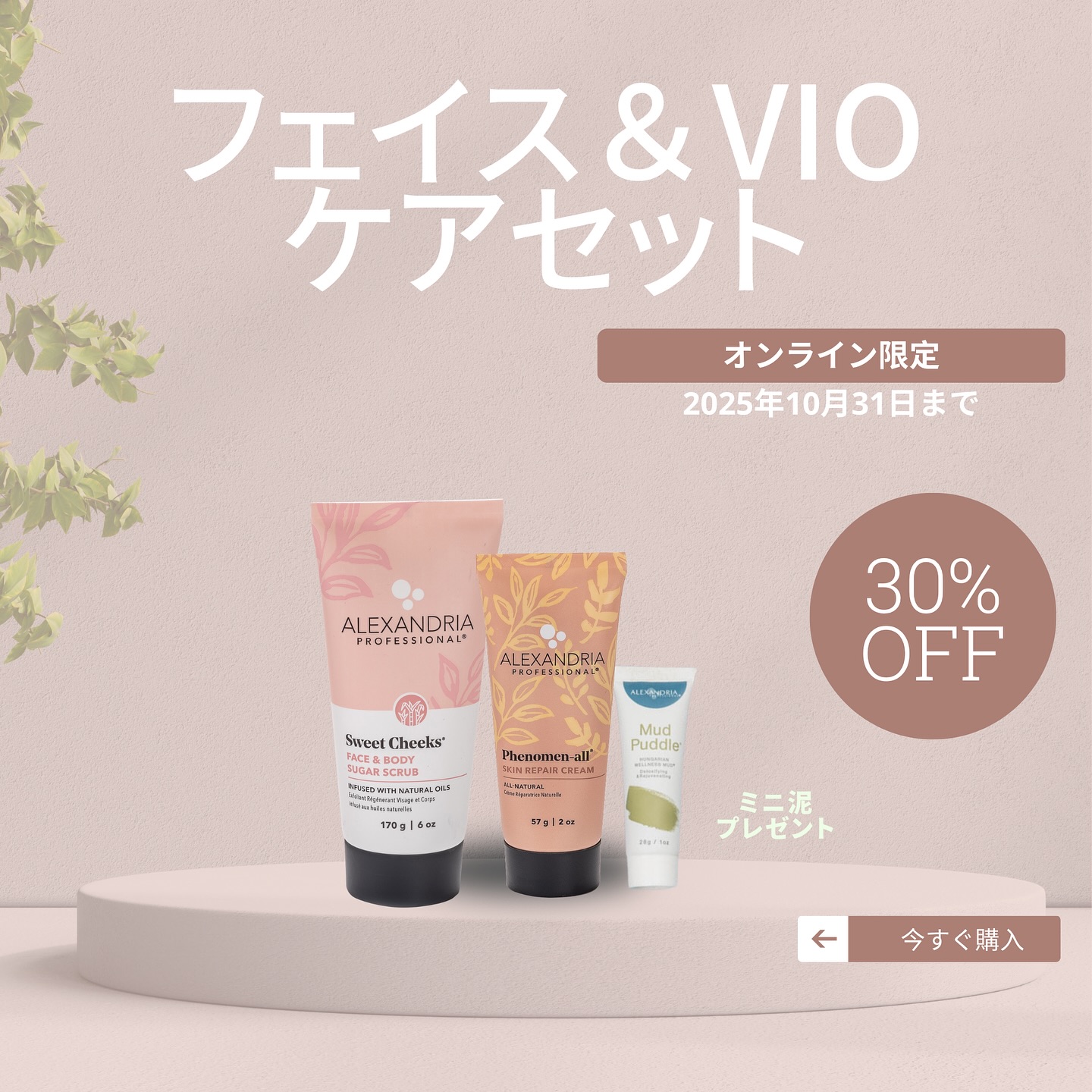 🌸フェイス&VIOケアセッ