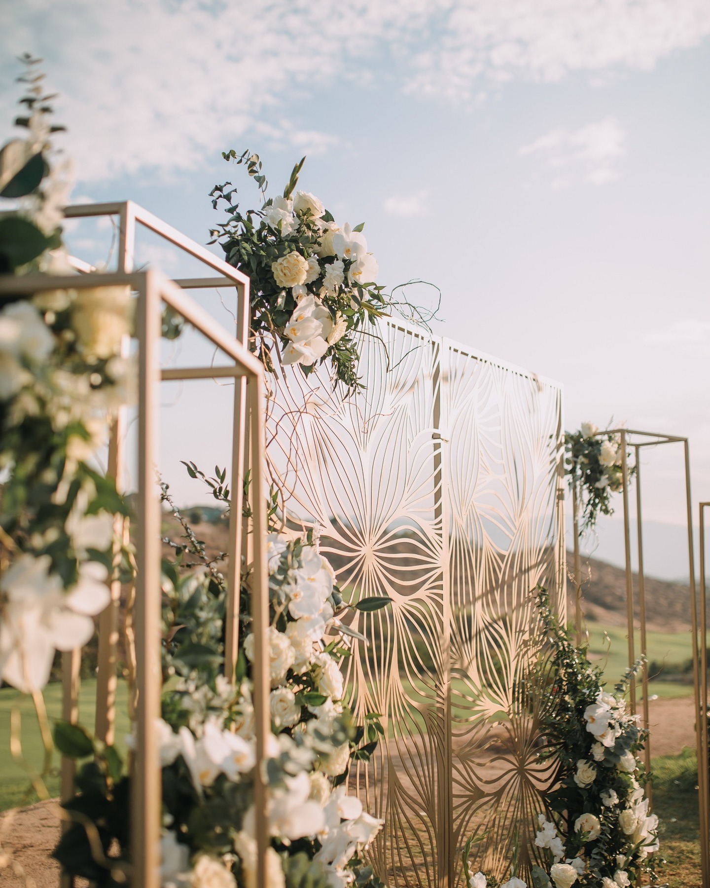 NEW PRODUCT ALERT! @ahuntdesign was kind enough to sell these STUNNING ceremonial pieces to us so we can offer them to our local couples for rental! Call us now to reserve for your 2026 wedding.