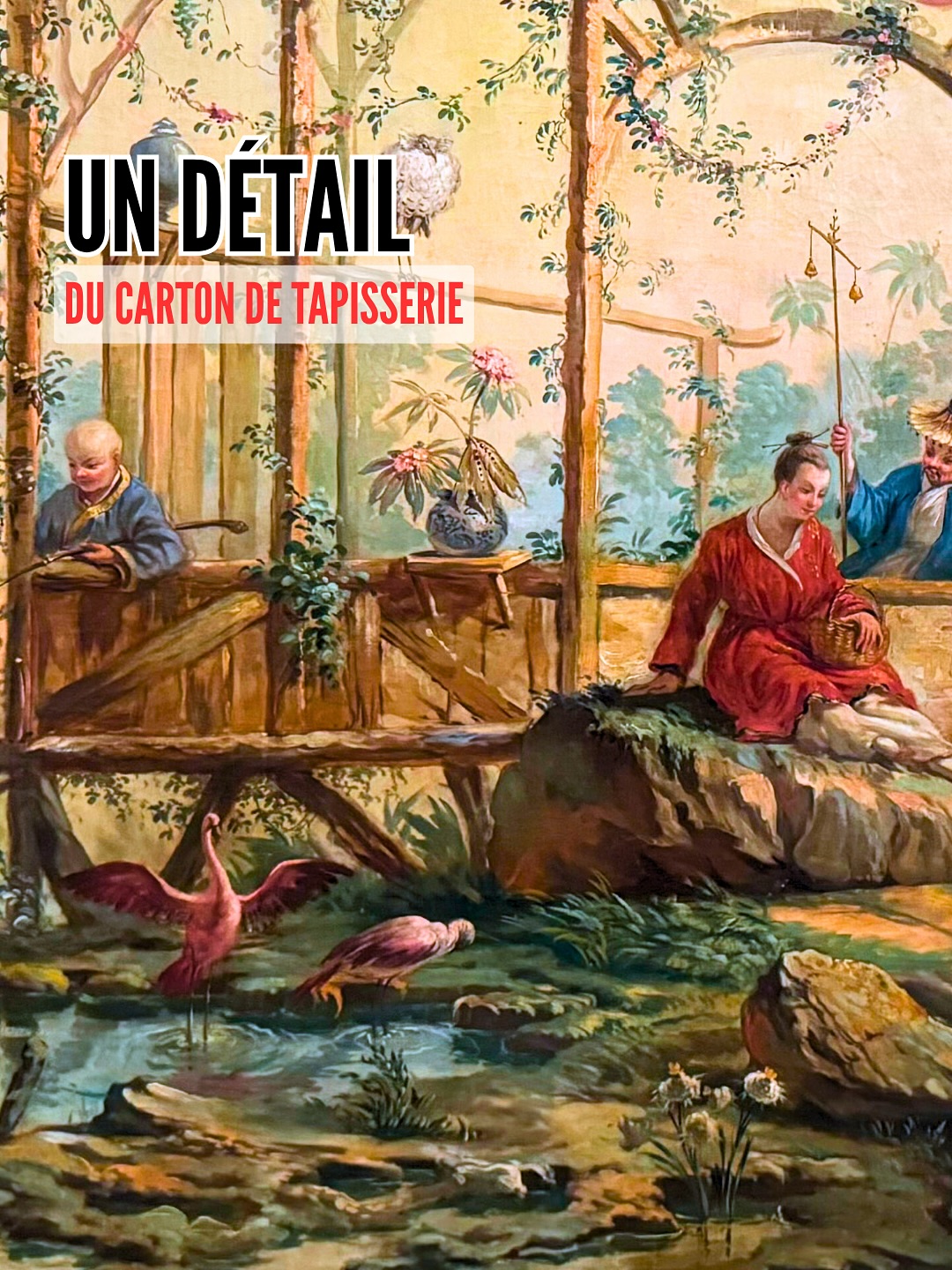 Cet extrait d’un grand carton de tapisserie, conservé au Musée du carton et de la tapisserie fondé par @cartonsanciens_chantalchirac , ne mesure que 5 x 5 cm : un format minuscule nécessitant un travail de retranscription dans les détails pour la réalisation d’une fresque d’une hauteur de 10 m 🌟
.
.
#LesFresquesSauvages #Aubusson #Patrimoine #Fresque #Painting #flamantsroses
#Art #Peinture #Tapisserie #Cartontapisserie
