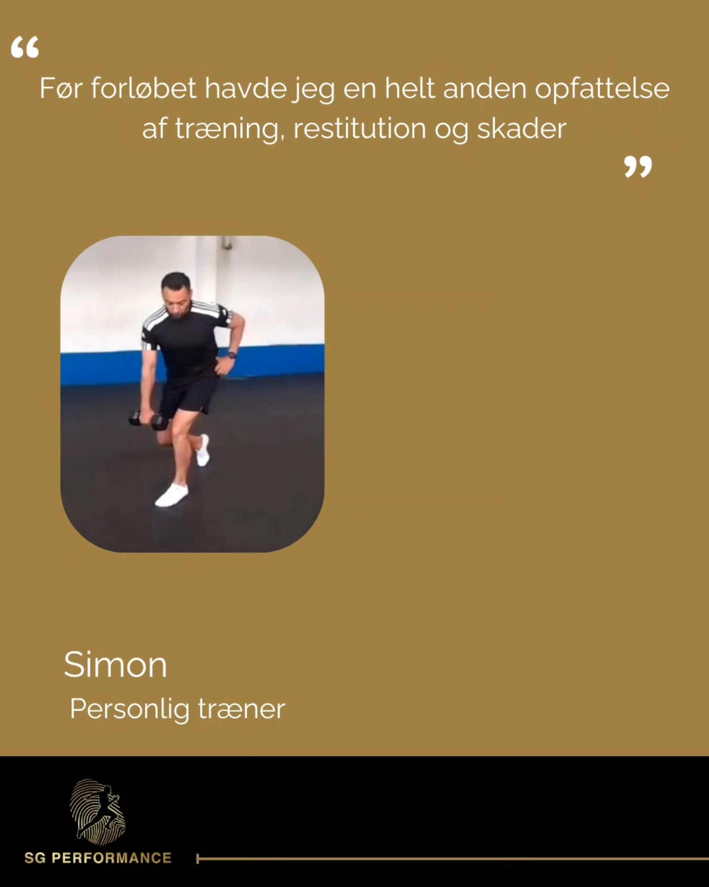 Tak for din tillid - åbenhed og villighed til at udfordre opfattelser og perspektiver 🙏
En kæmpe respekt herfra, hvad du har skabt for dig selv, og de mennesker omkring dig over de sidste 4 måneder.
Jeg tager hatten af for dig Simon.
Tak for at kunne være en del processen 👑
#biomekanik #holisticcoaching #århus #smertefri #vejrtrækning #balance #performance #personligtræner #københavn #nervesystemet #udvikling #coaching #restitution #skader