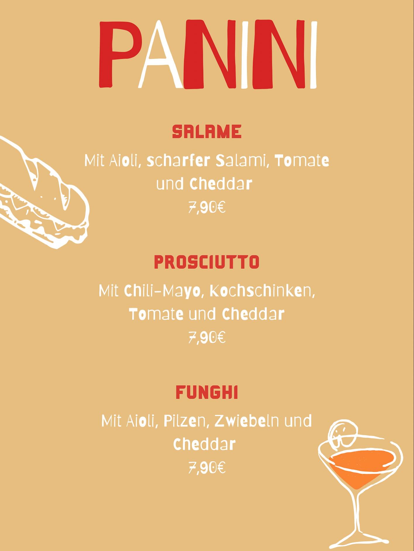 🎉Jetzt Neu bei uns 🎉
Unsere Mittagskarte 🍝 Herzhafte Panini, Nudeln und Pinsa zu sehr fairen Preisen. Wir wollen euch euren Alltag zwischendurch etwas versüßen
Kommt vorbei, Wir freuen uns auf Euch 🫶