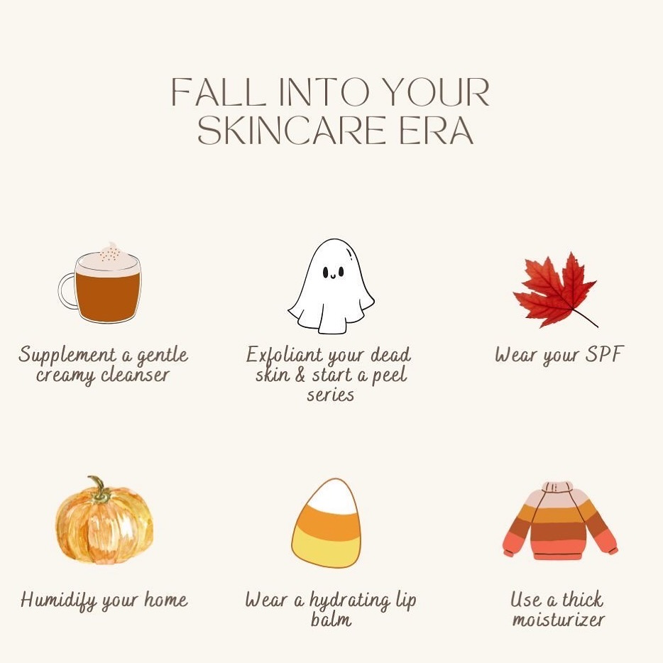 Are you ready to take care of your skin this fall?🍁